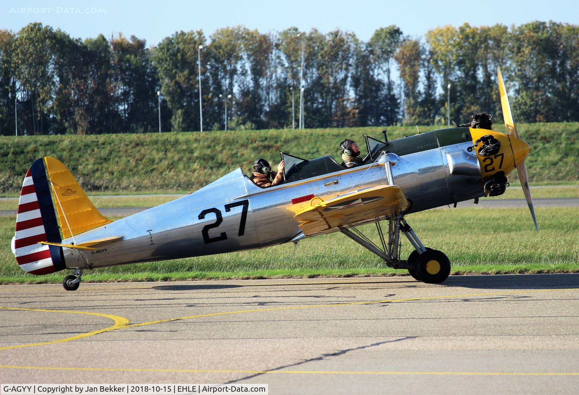 G-AGYY, 1941 Ryan PT-22 Recruit (ST3KR) C/N 1167, Lelystad Airport