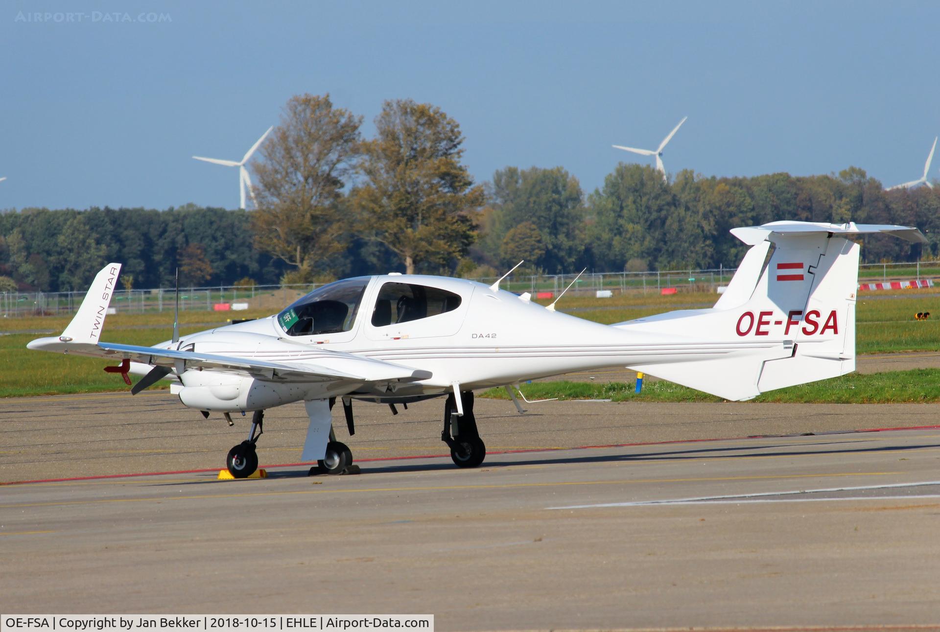 OE-FSA, Diamond DA-42MPP Twin Star C/N 42.292, Lelystad Airport
