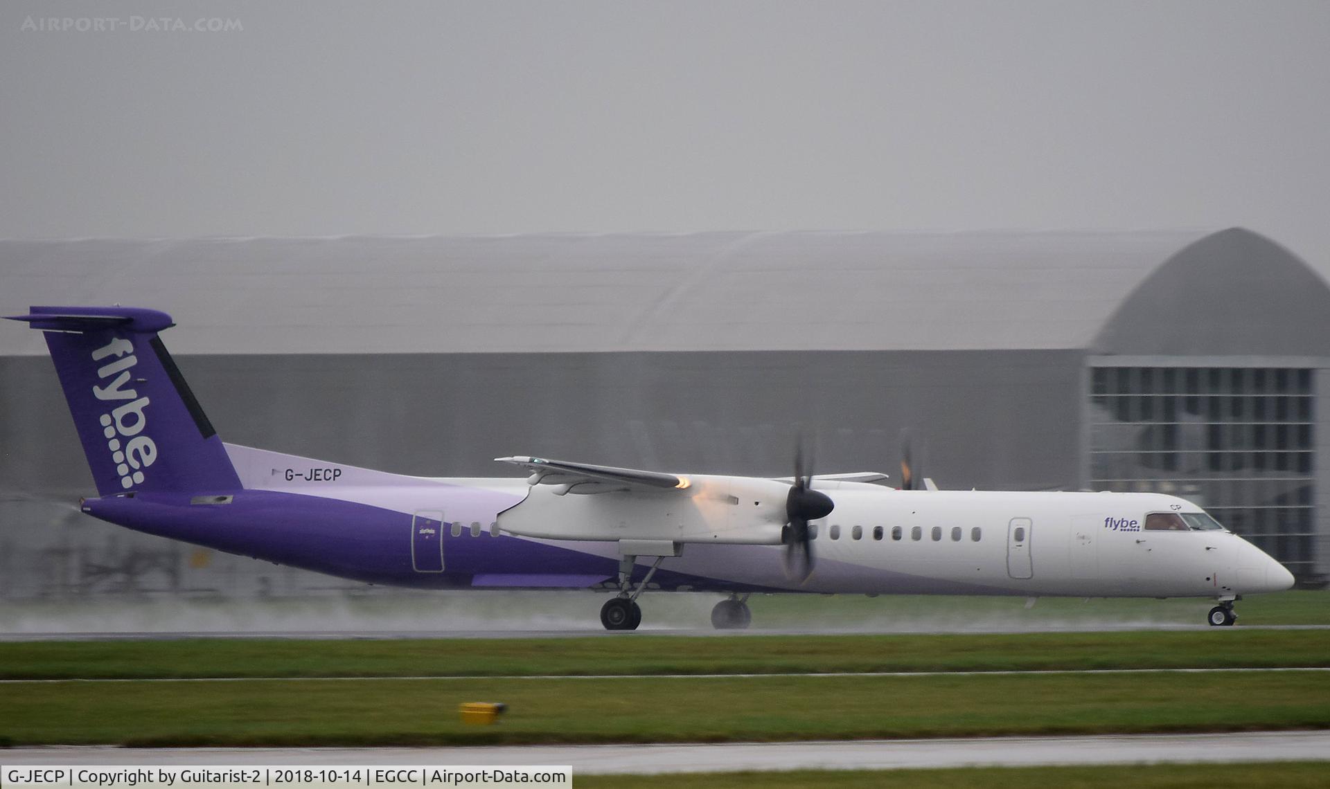 G-JECP, 2006 De Havilland Canada DHC-8-402Q Dash 8 C/N 4136, At Manchester