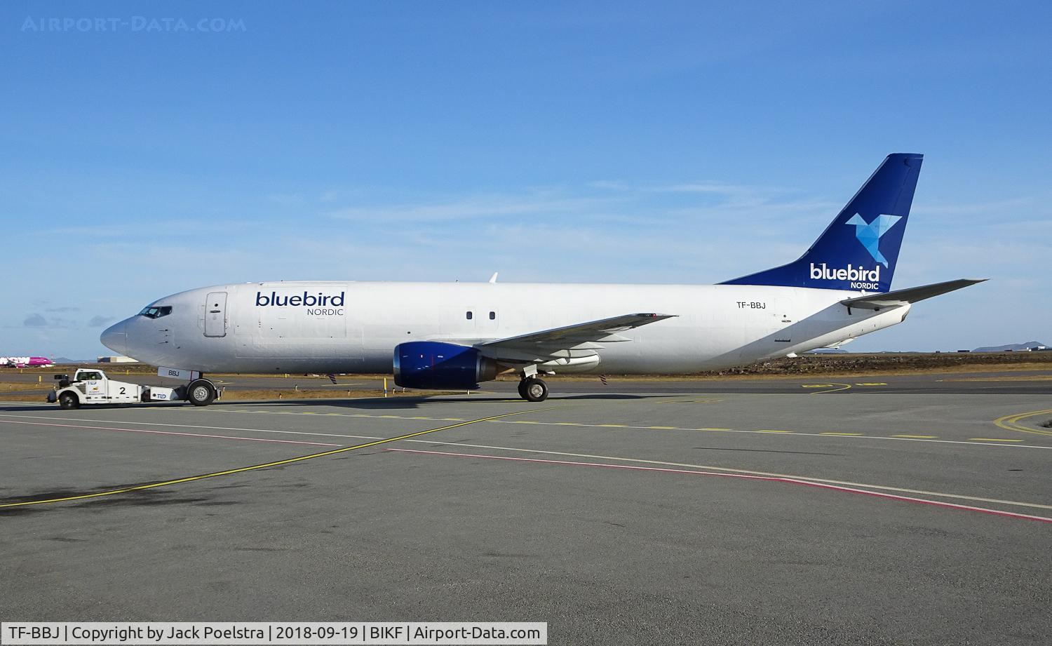 TF-BBJ, 1990 Boeing 737-476 C/N 24436, TF-BBJ of Bluebird Nordic at KEF