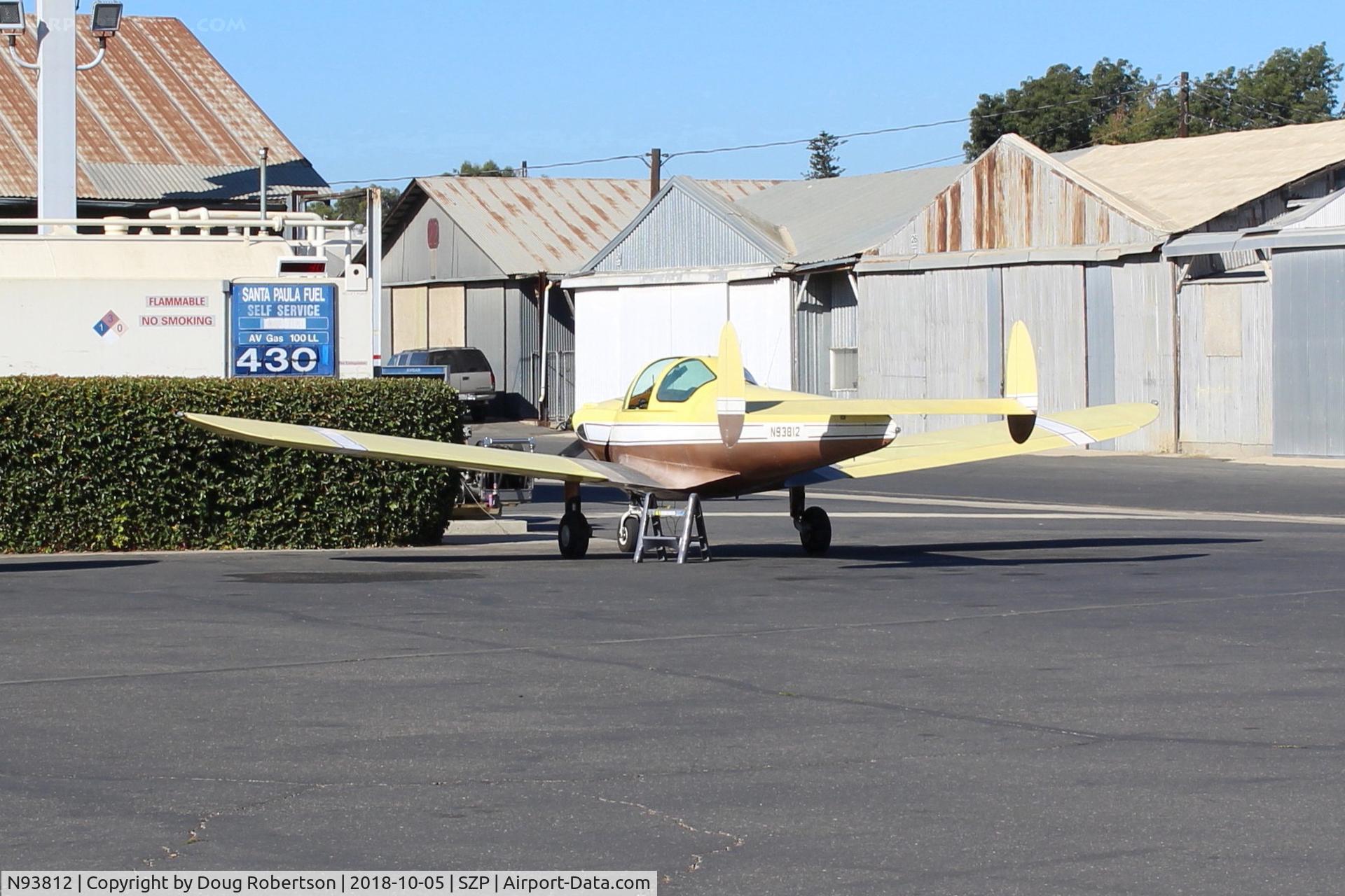 N93812, 1946 Erco 415C Ercoupe C/N 1135, 1946 ERCO Ercoupe 415C, Continental A&C75 75Hp upgrade, at Fuel Dock