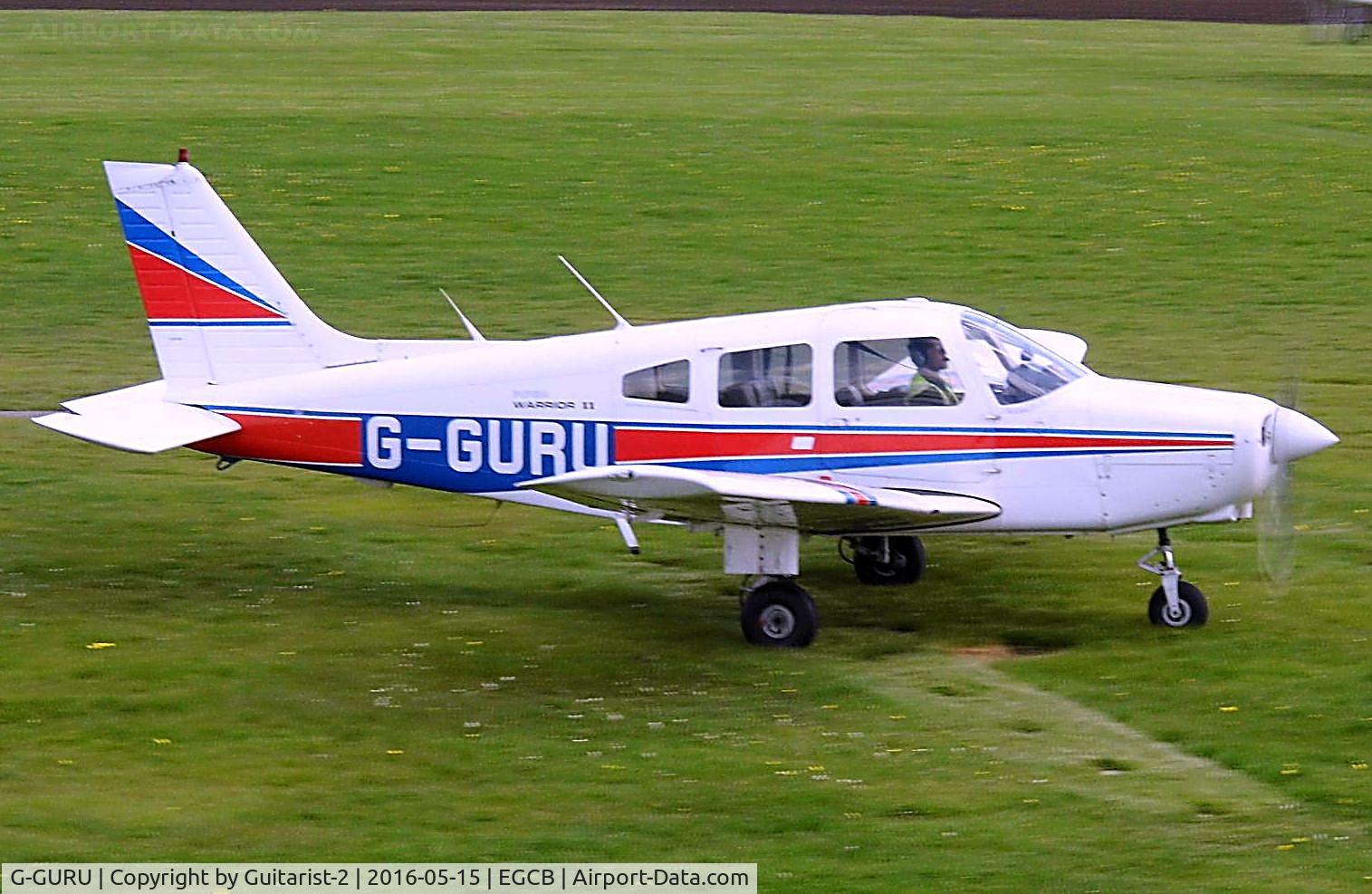 G-GURU, 1983 Piper PA-28-161 Cherokee Warrior II C/N 28-8316018, At City Airport Manchester