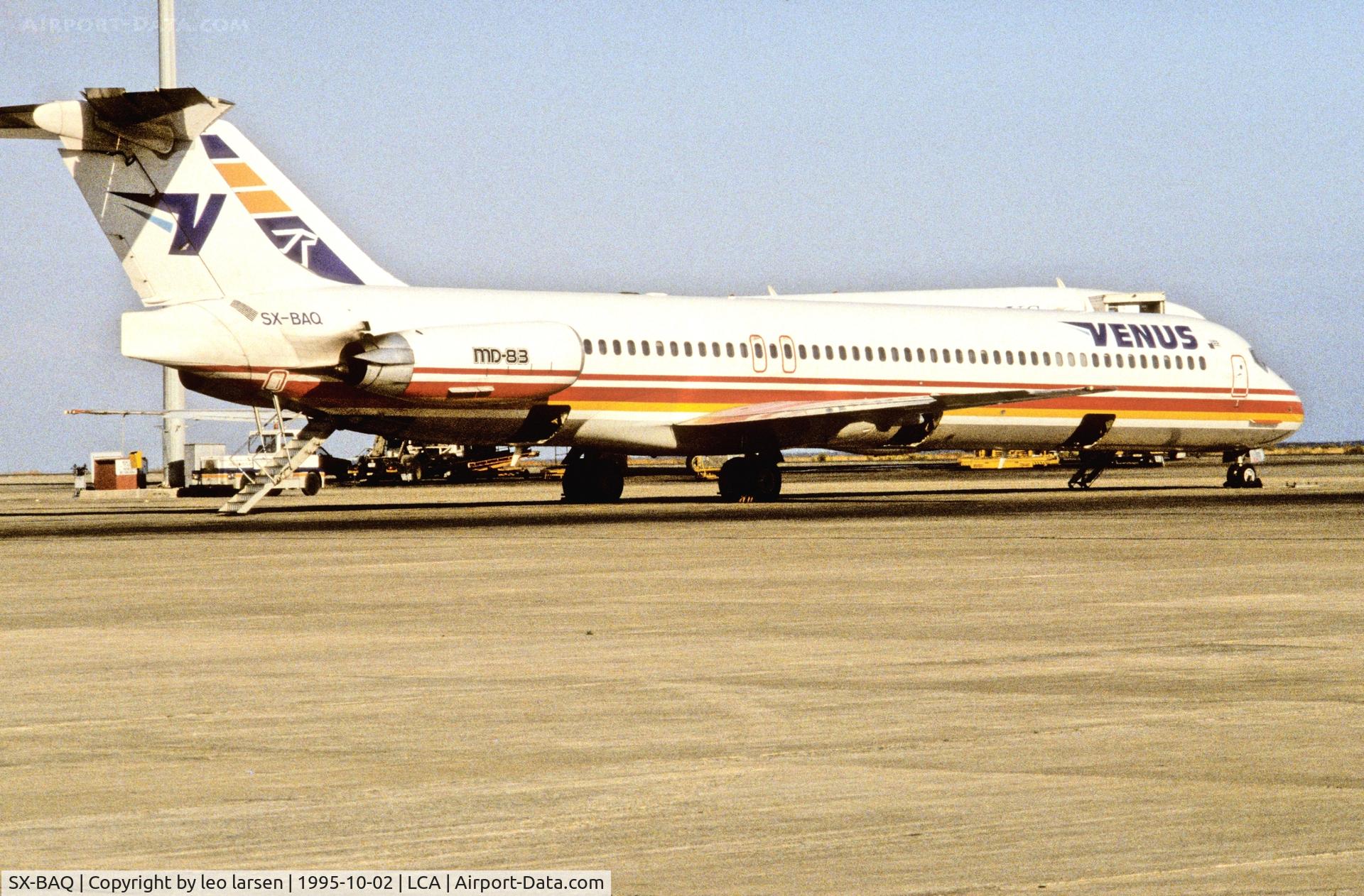 SX-BAQ, 1987 McDonnell Douglas MD-83 (DC-9-83) C/N 49710, Larnaca 2.10.1995