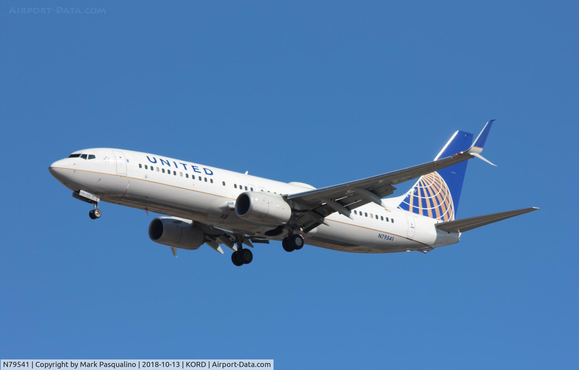 N79541, 2017 Boeing 737-824 C/N 63725, Boeing 737-824