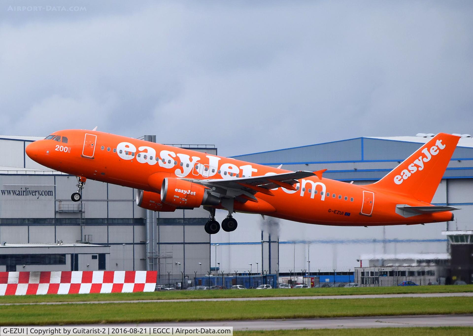G-EZUI, 2011 Airbus A320-214 C/N 4721, At Manchester