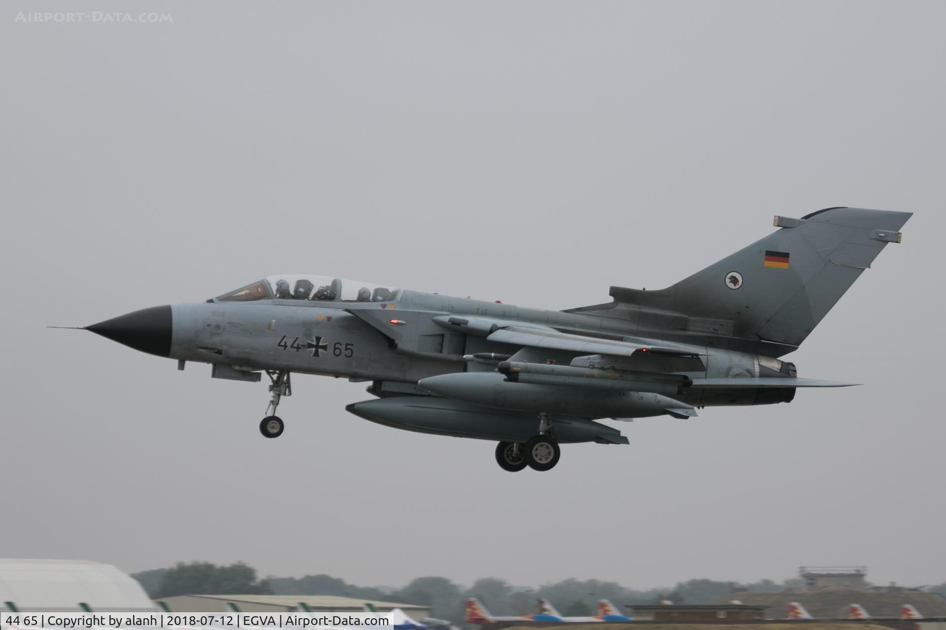 44 65, Panavia Tornado IDS C/N 417/GS122/4165, Arrival at RIAT 2018