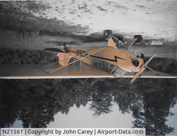 N21561, 1938 Piper J3P C/N 2474, Circa 1970, Northern VA, Woodbridge Airport (closed in 1987)