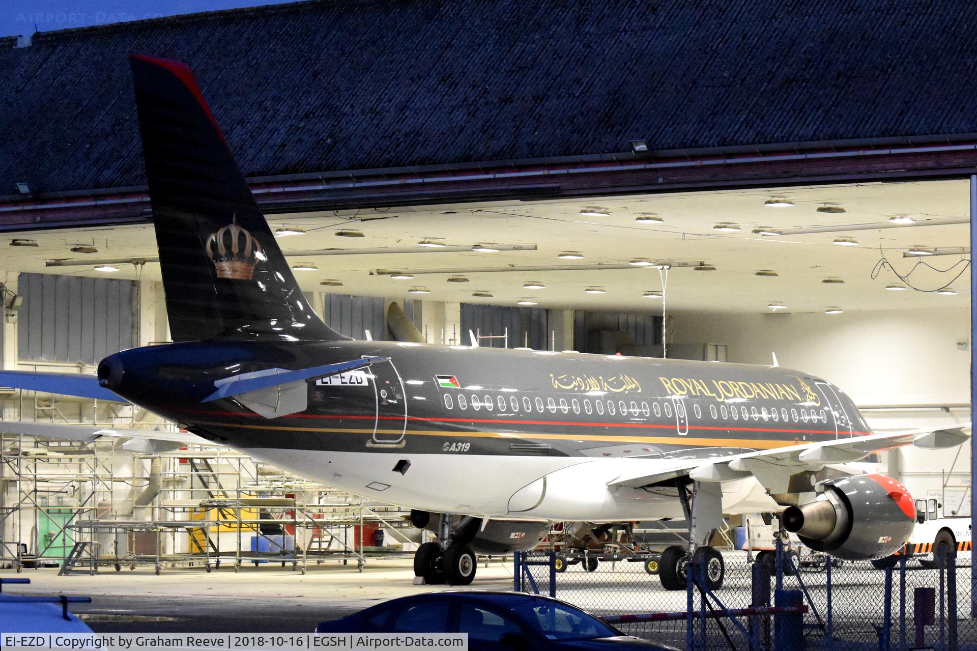 EI-EZD, 2006 Airbus A319-112 C/N 2913, Freshly painted into a new scheme.