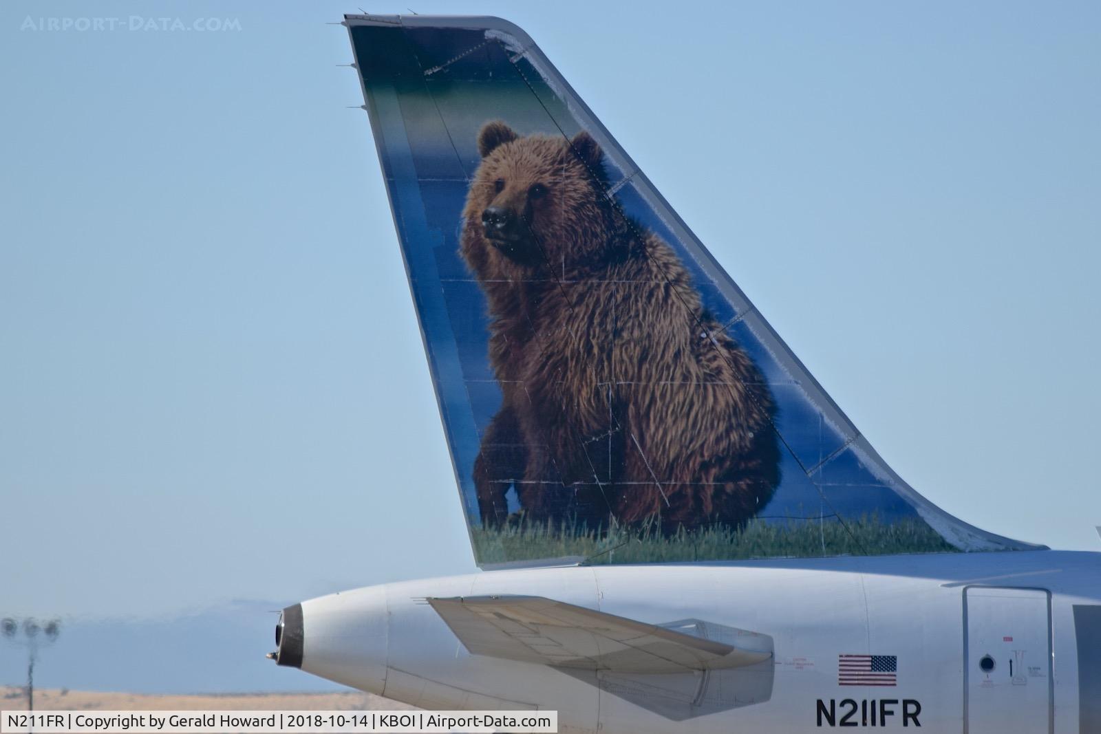N211FR, 2011 Airbus A320-214 C/N 4688, Grizwald Grizzly Bear.