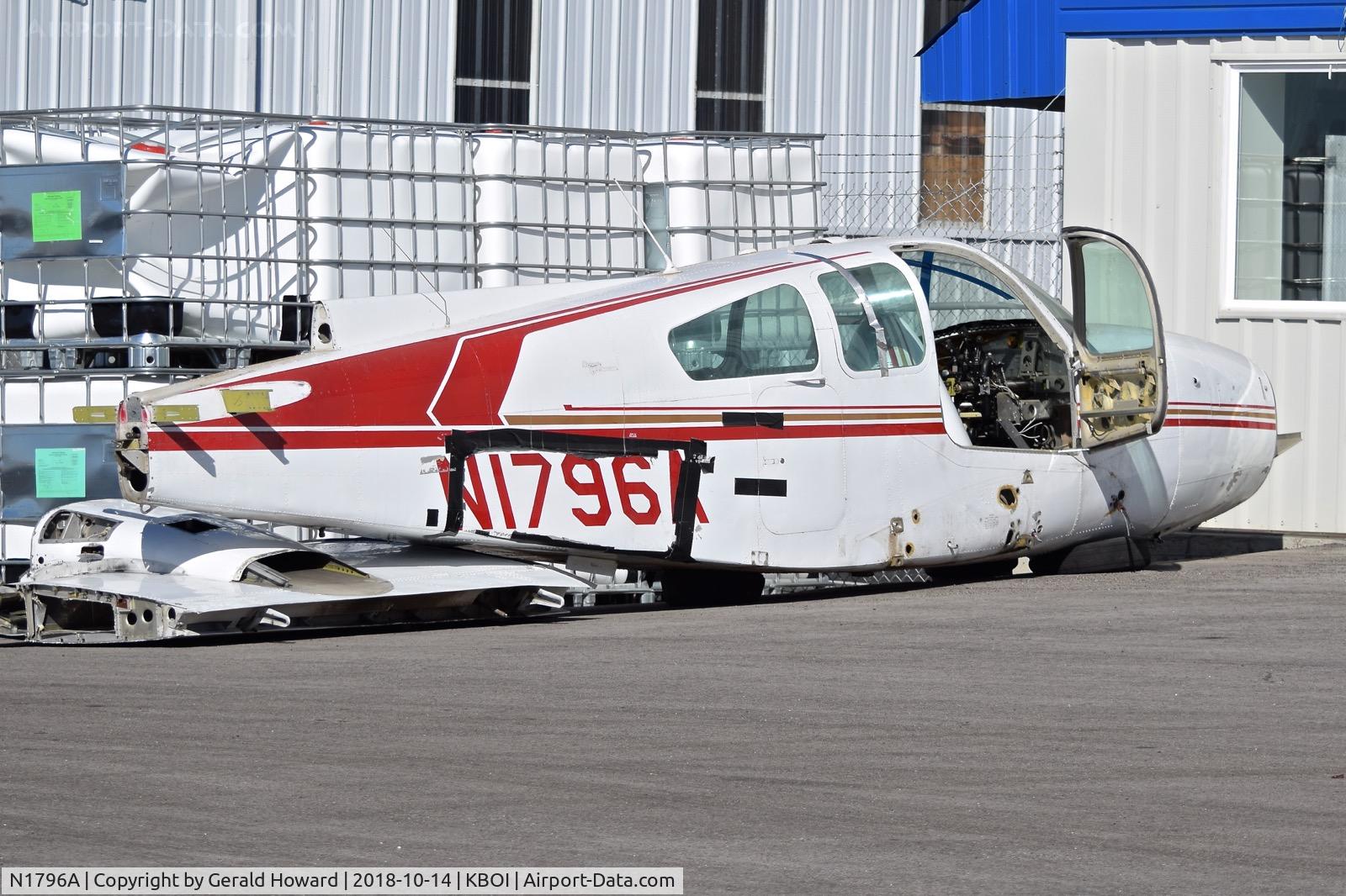 N1796A, 1969 Beech D55 Baron C/N TE-753, A sorry end.
