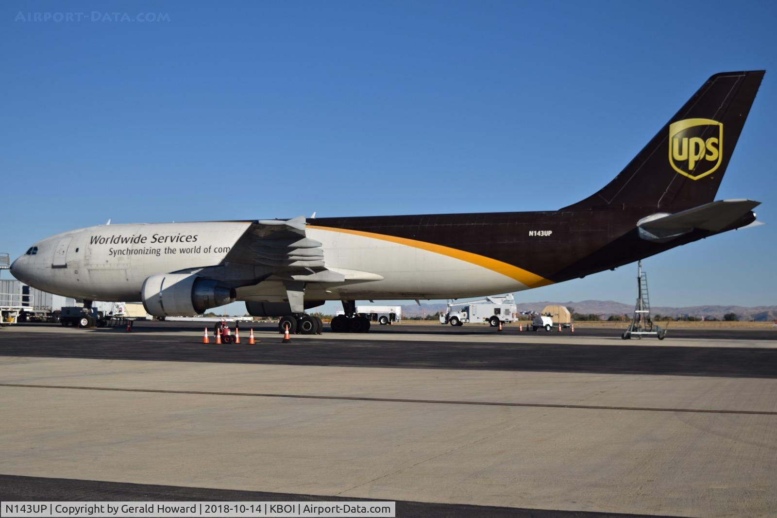 N143UP, 2002 Airbus A300F4-622R C/N 0826, Parked on the UPS ramp.