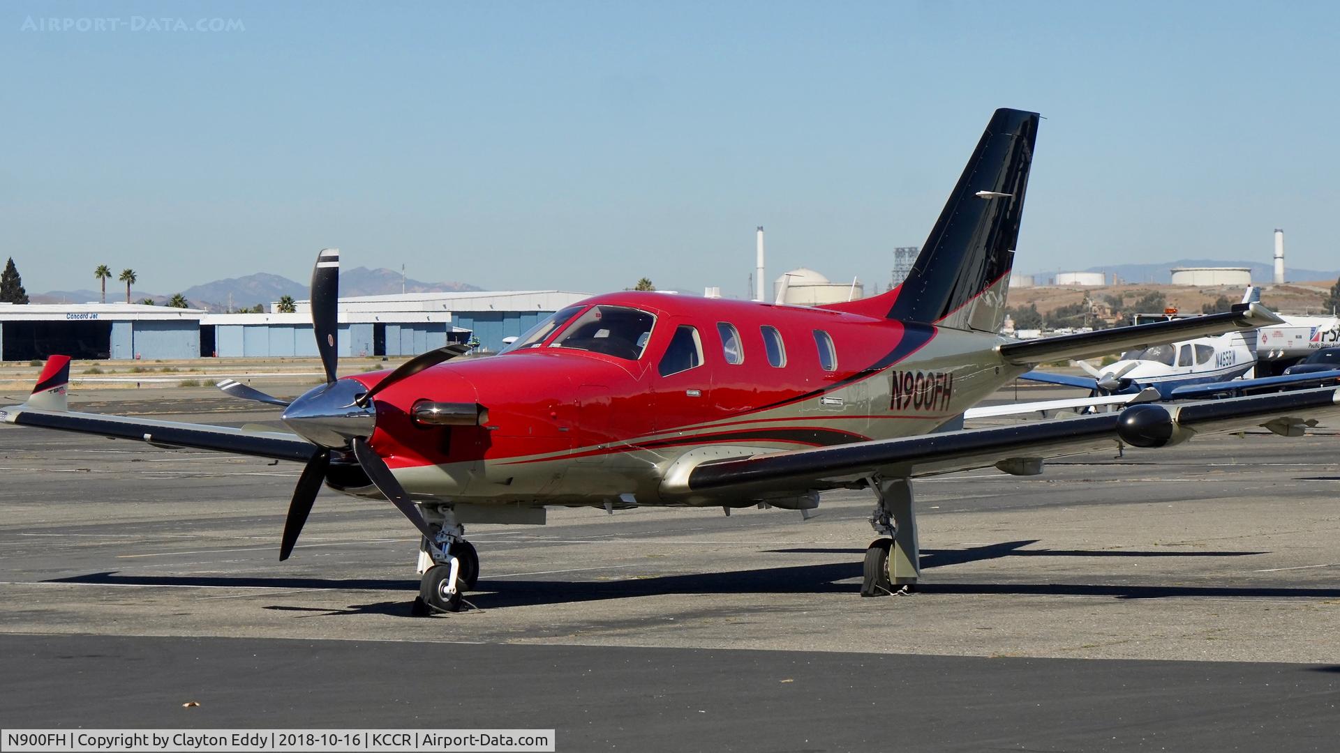N900FH, 2016 Socata TBM-700 C/N 1106, Buchanan Field Concord California 2018.