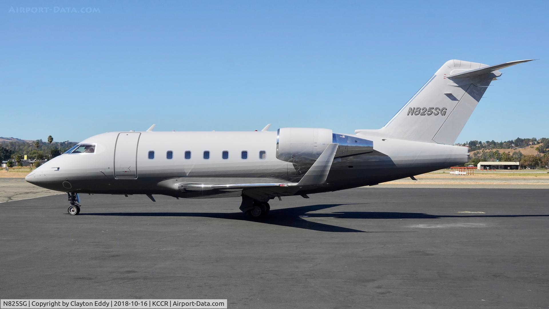 N825SG, 1994 Canadair Challenger 601-3R (CL-600-2B16) C/N 5146, Buchanan Field Concord California 2018.