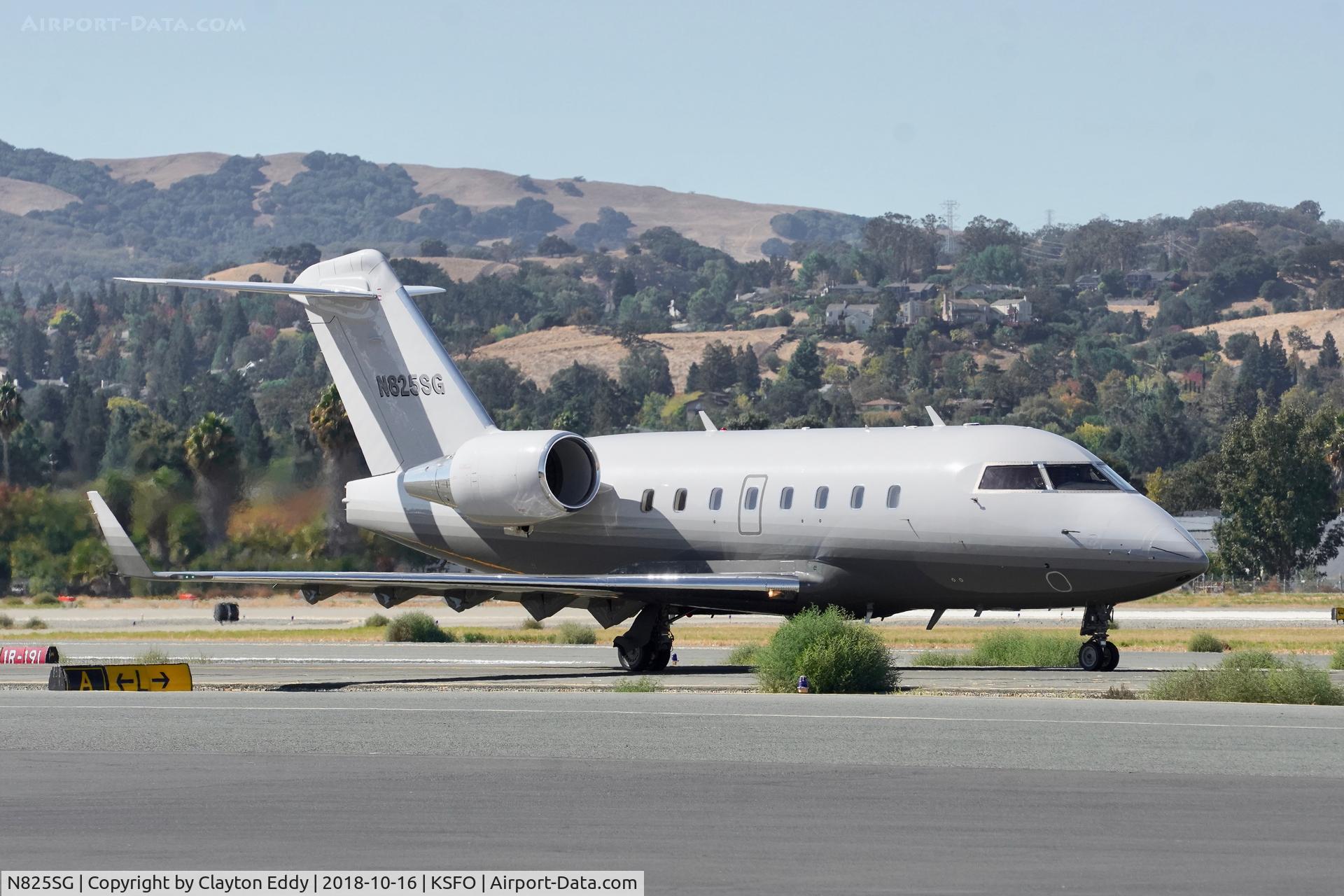 N825SG, 1994 Canadair Challenger 601-3R (CL-600-2B16) C/N 5146, Buchanan Field Concord California 2018.