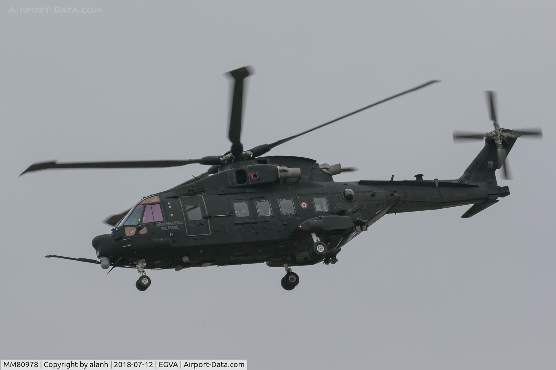MM80978, Agusta HH-3F Pelican C/N 6205, Arrival at RIAT 2018
