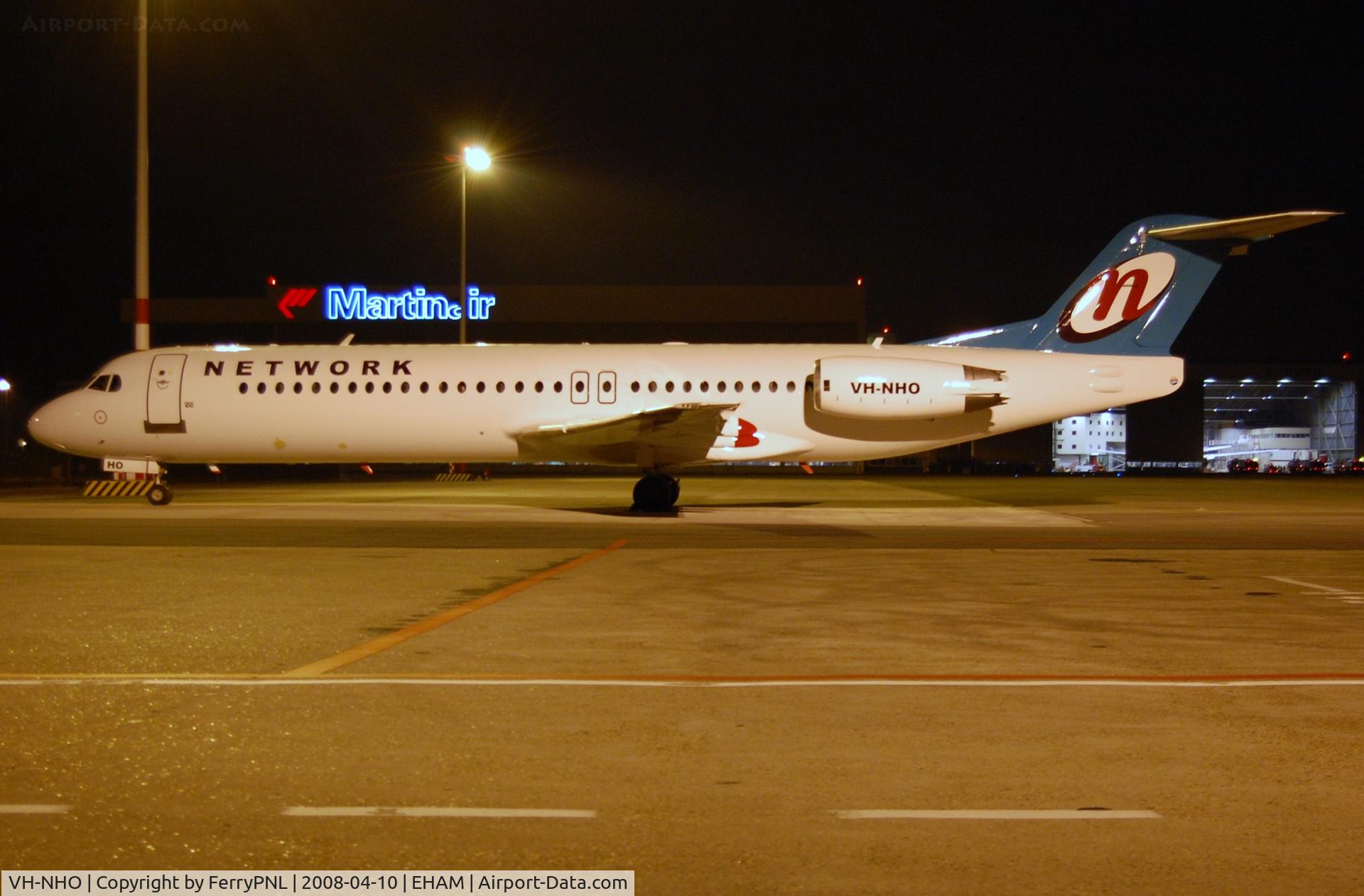 VH-NHO, 1990 Fokker 100 (F-28-0100) C/N 11312, Network Fk100 awaiting delivery to Australia.