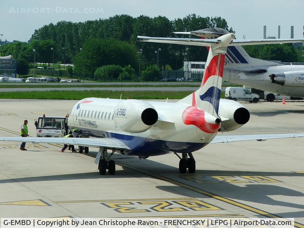 G-EMBD, 1998 Embraer EMB-145EU (ERJ-145EU) C/N 145039, British Regional Airlines (Dniproavia dd 7/08 damaged 28 Apr 2011 UUEE possible w/o)