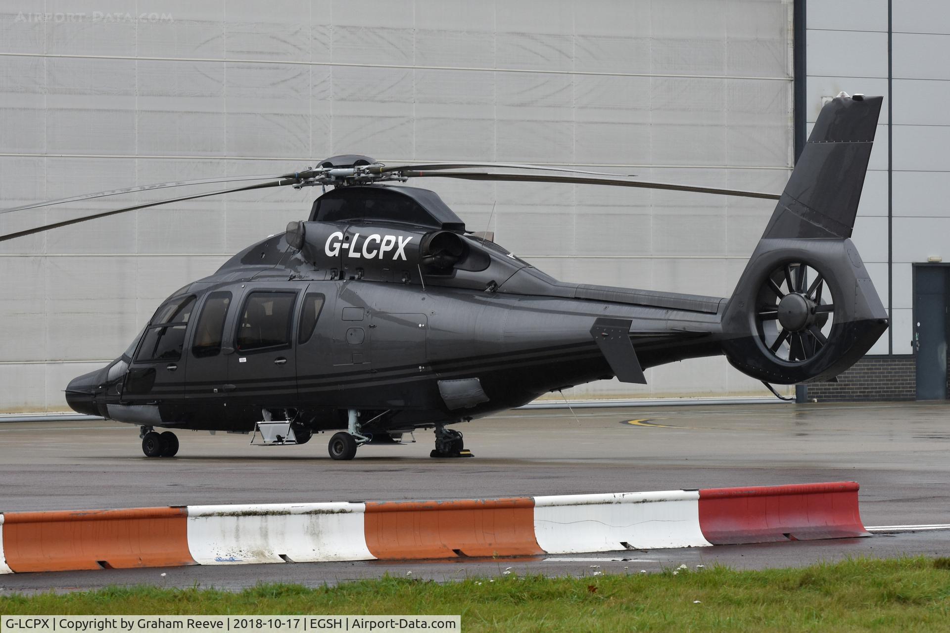 G-LCPX, 2006 Eurocopter EC-155B-1 C/N 6748, Parked at Norwich.