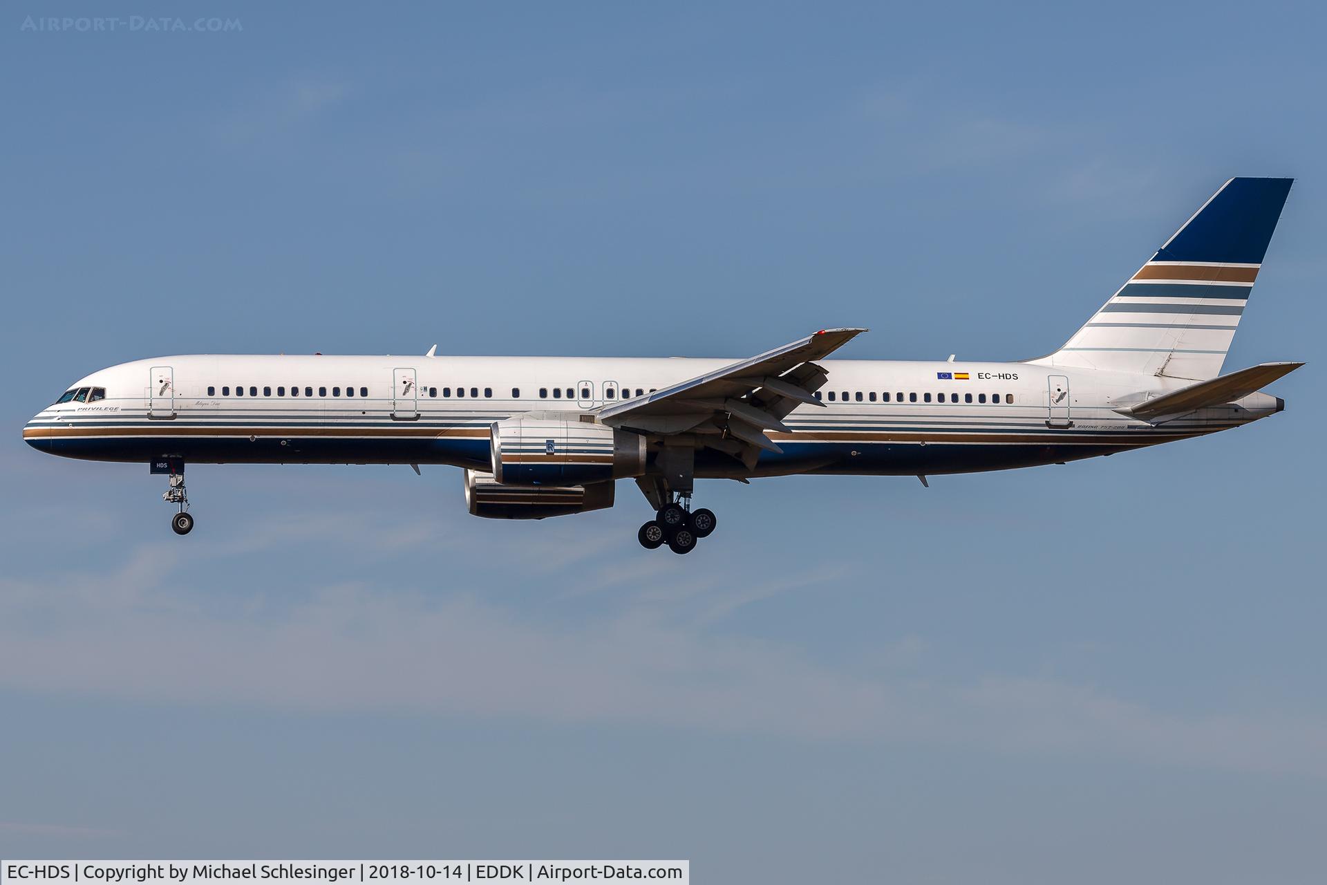 EC-HDS, 1999 Boeing 757-256 C/N 26252, EC-HDS - Boeing 757-256 - Privilege Style