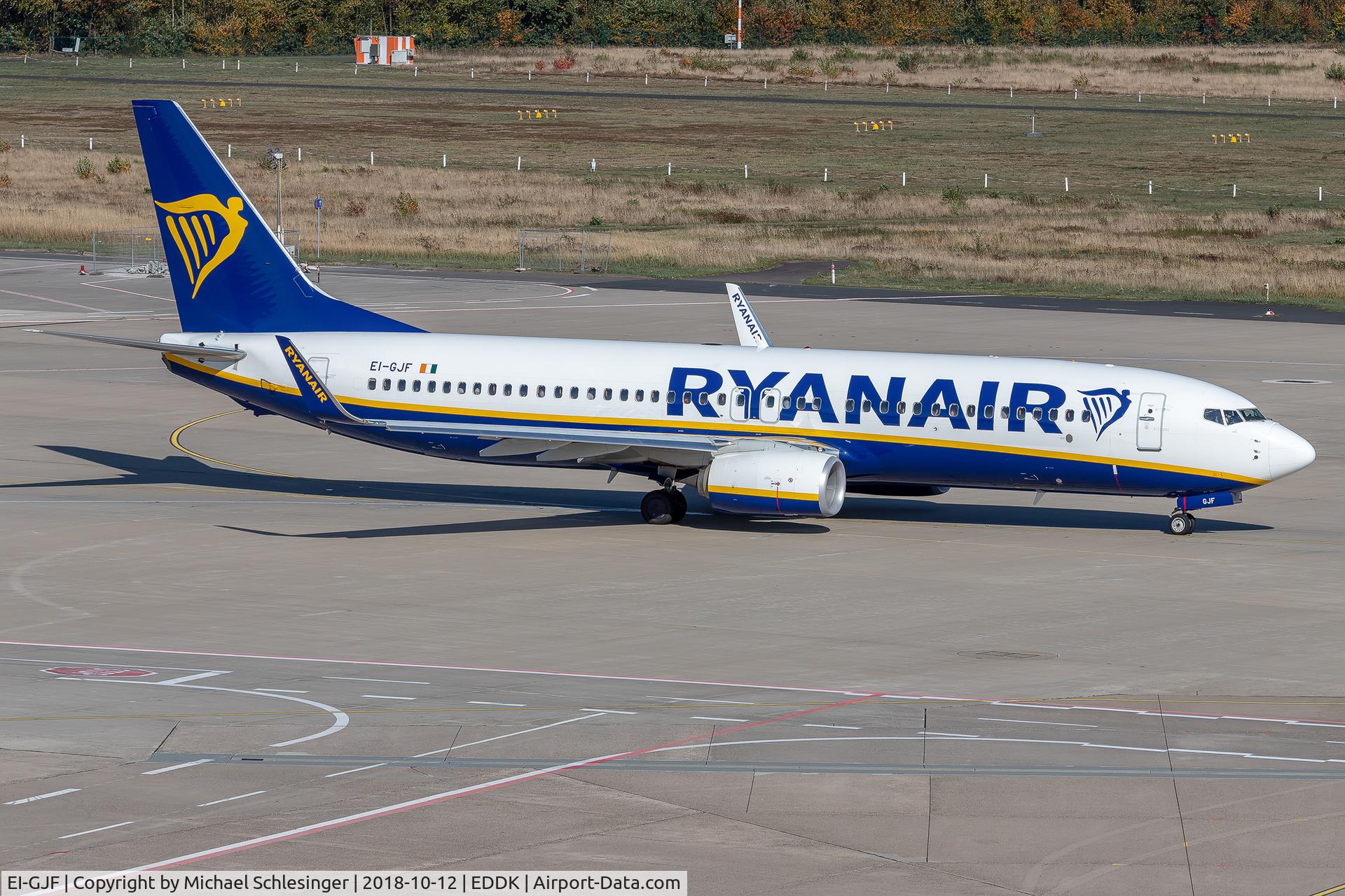 EI-GJF, 2018 Boeing 737-800 C/N 44828, EI-GJF - Boeing 737-8AS(WL) - Ryanair