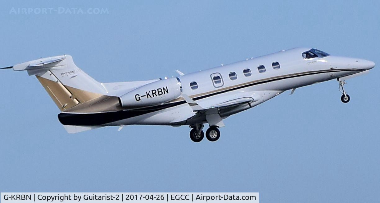 G-KRBN, 2016 Embraer EMB-505 Phenom 300 C/N 50500358, At Manchester