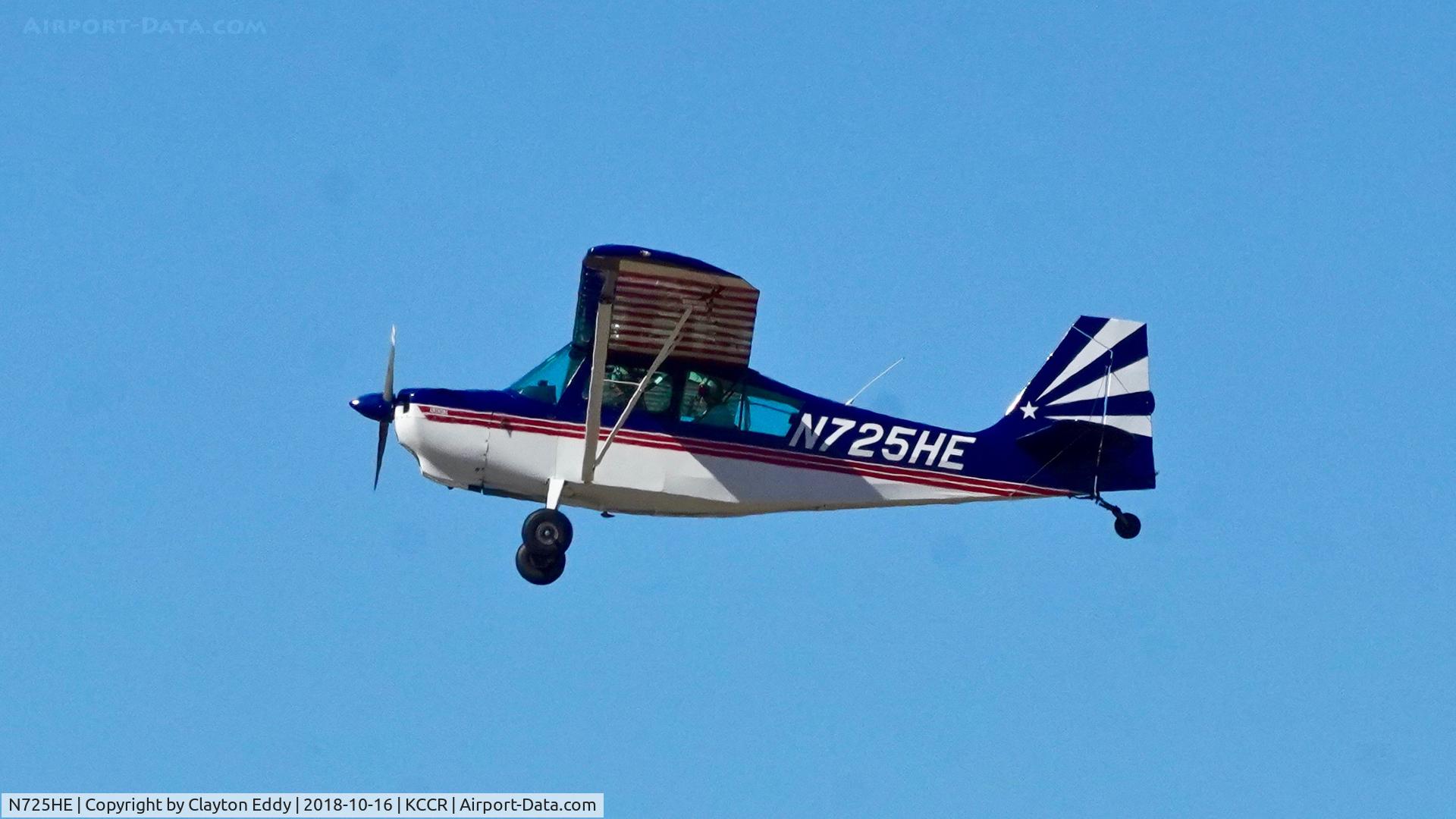 N725HE, 2000 American Champion 7GCAA Citabria C/N 441-2000, Buchanan Field Concord California 2018.