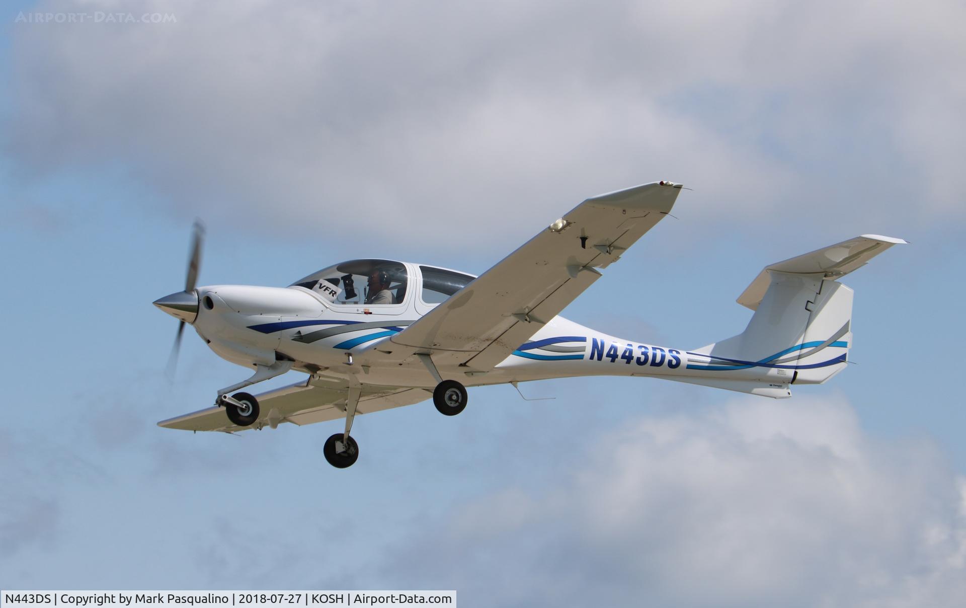 N443DS, Diamond DA-40 Diamond Star C/N 40.1046, Diamond DA-40