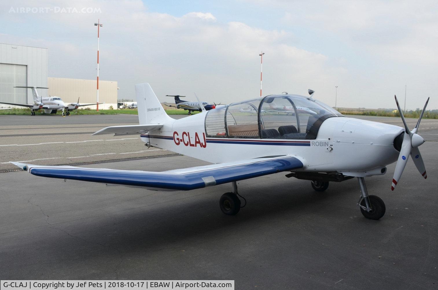 G-CLAJ, 1974 Robin DR-400-180R Remorqueur Regent C/N 962, At Antwerp Airport.