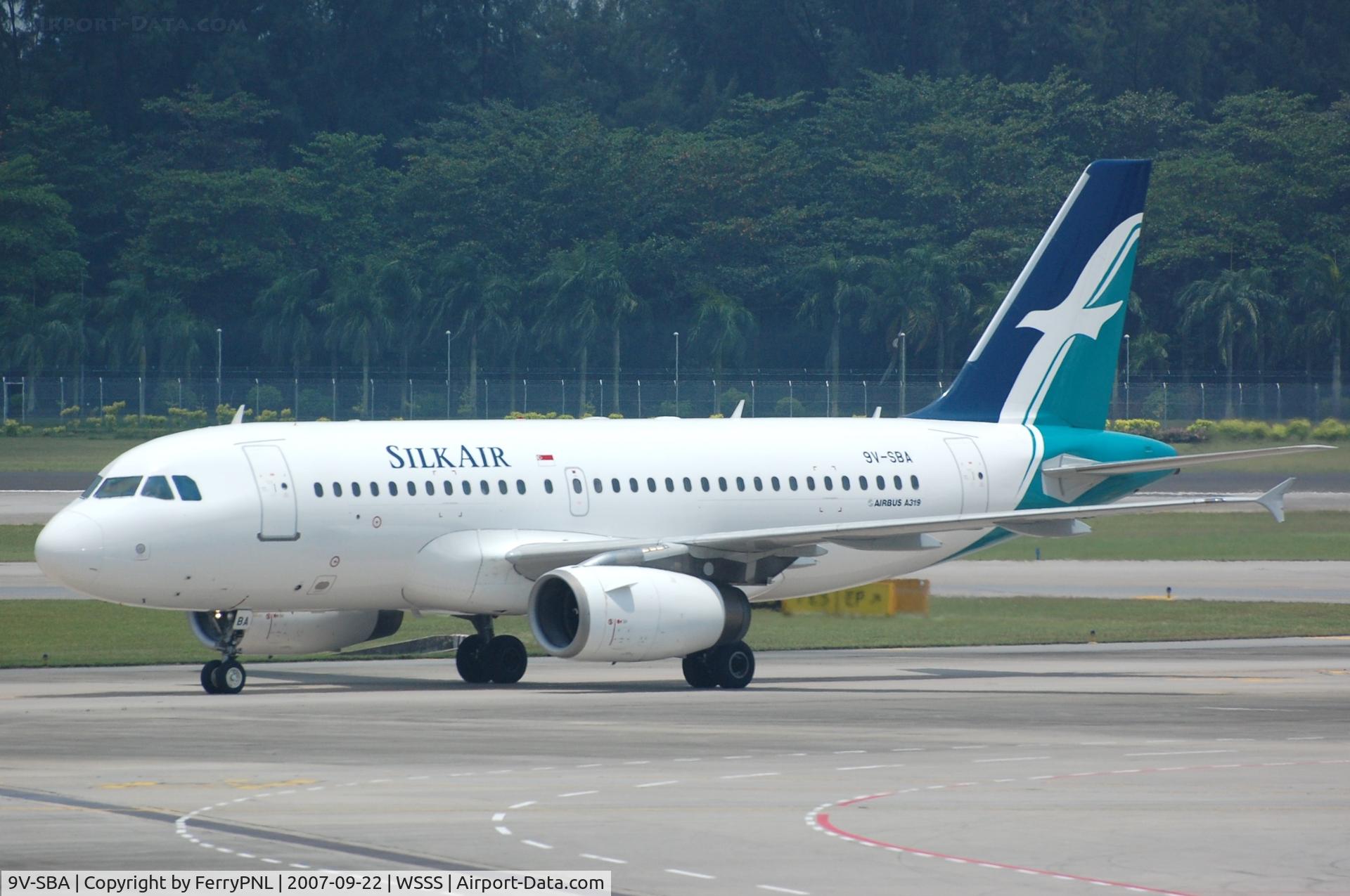 9V-SBA, 1999 Airbus A319-132 C/N 1074, Arrival of Silk Air A319