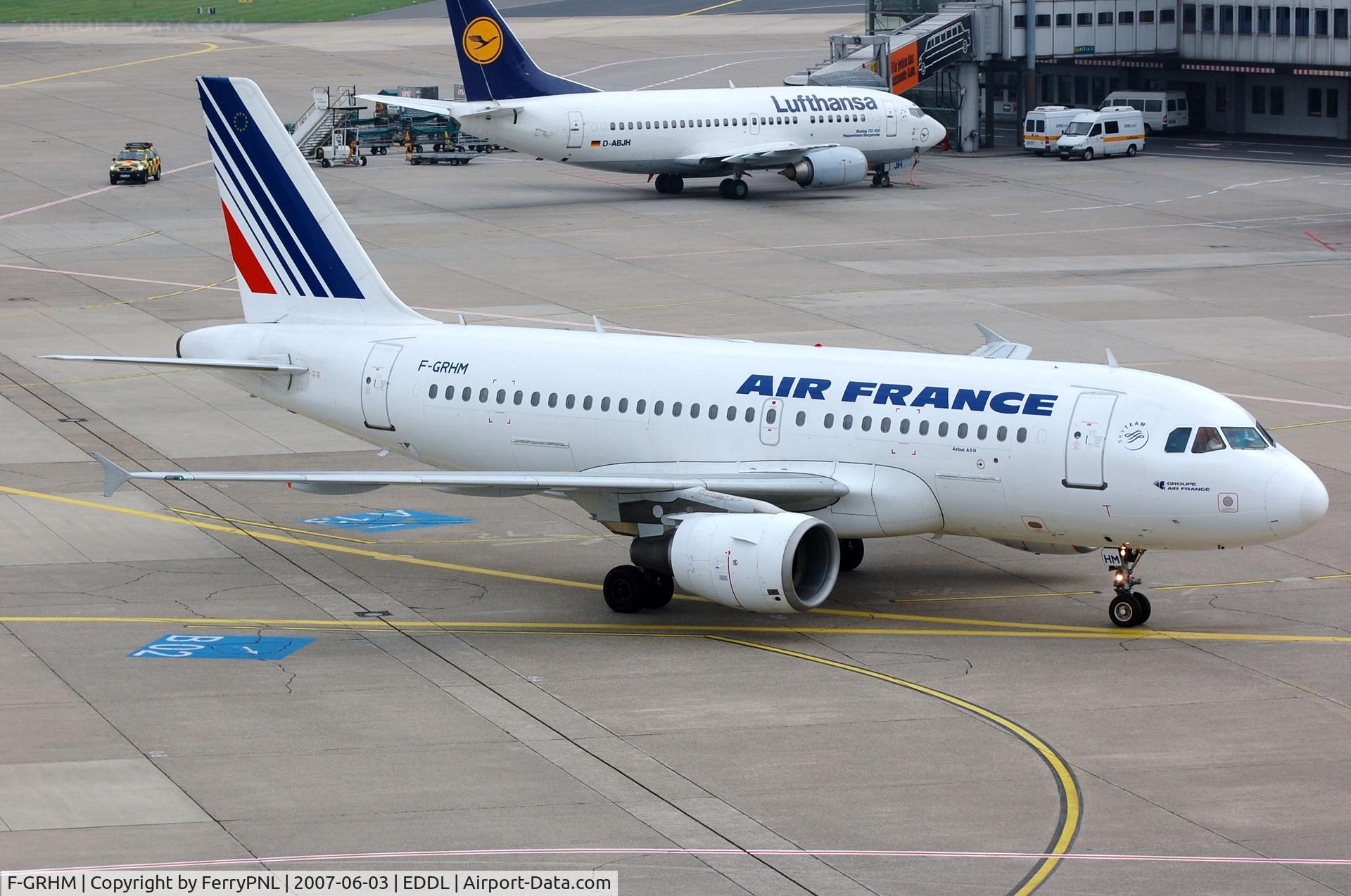 F-GRHM, 2000 Airbus A319-111 C/N 1216, Air France A319