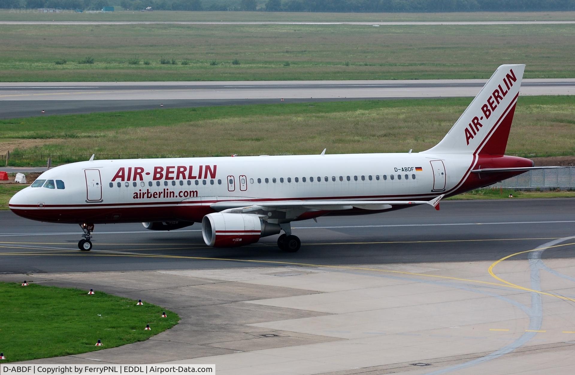 D-ABDF, 2006 Airbus A320-214 C/N 2820, Air Berlin A320 now operating for Chendu Airlines in China.