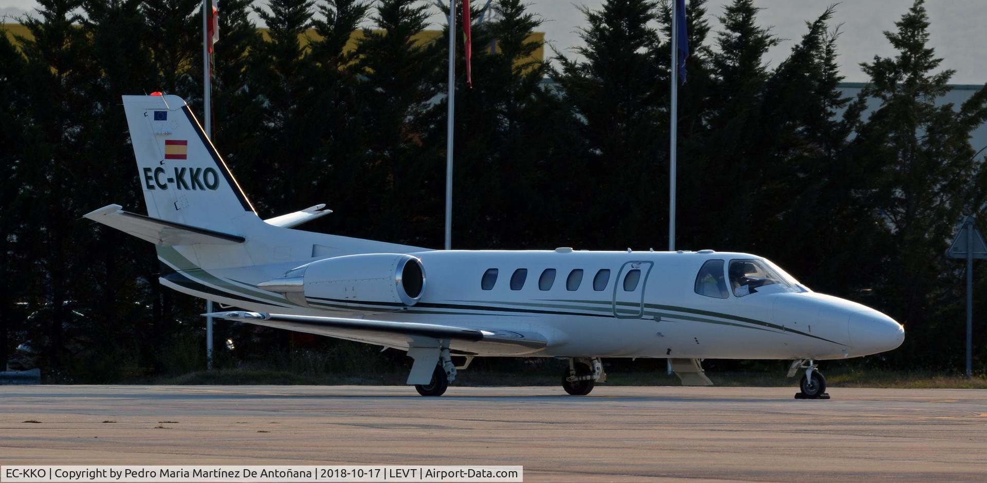 EC-KKO, 2001 Cessna 550 Citation Bravo C/N 550-0992, Foronda - Vitoria-Gasteiz - Euskadi - España