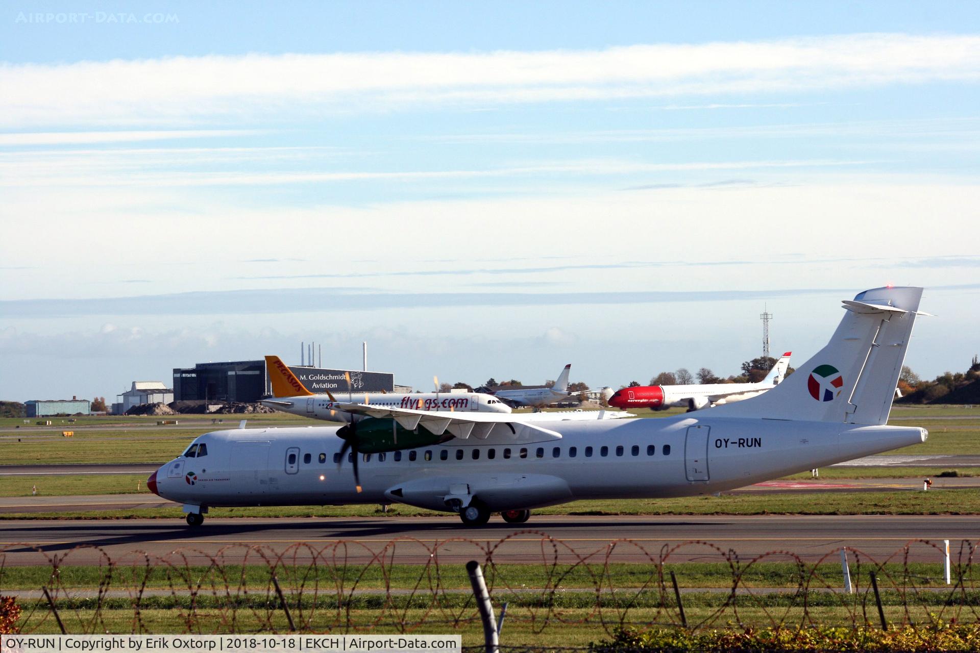 OY-RUN, 2018 ATR 72-600 (72-212A) C/N 1519, OY-RUN landed rw 04L