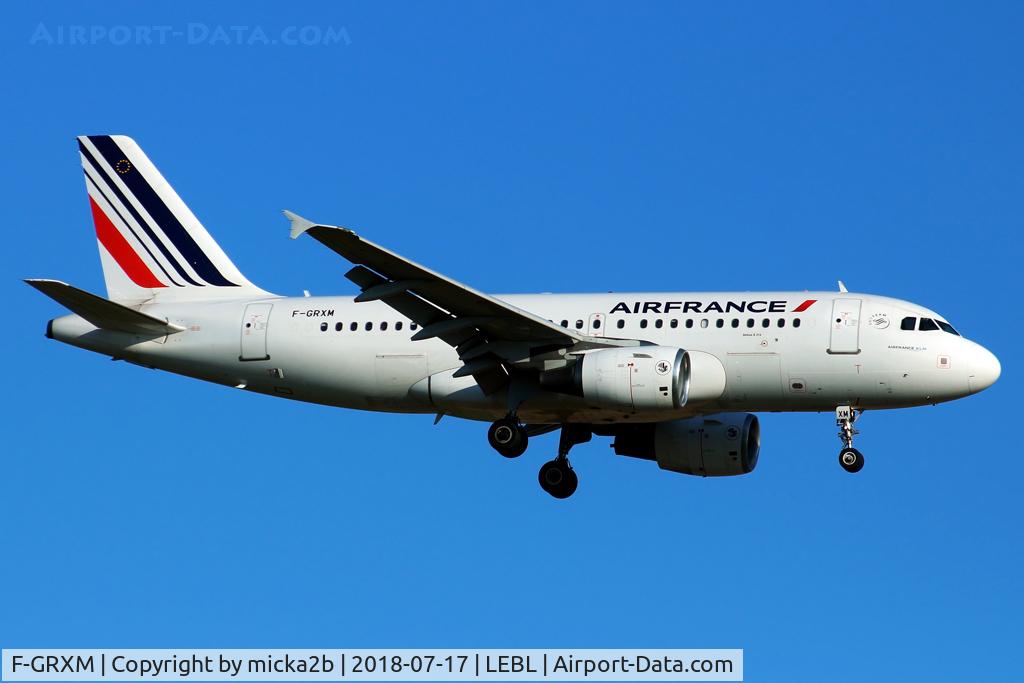 F-GRXM, 2006 Airbus A319-111 C/N 2961, Landing