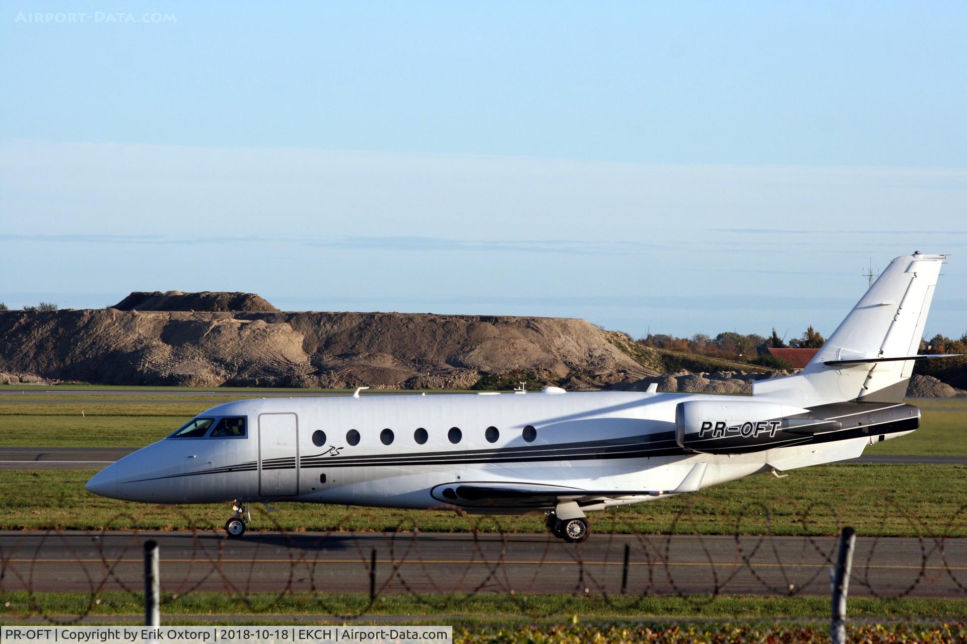 PR-OFT, 2000 Israel Aircraft Industries IAI-1126 Galaxy C/N 027, PR-OFT landed rw 04L