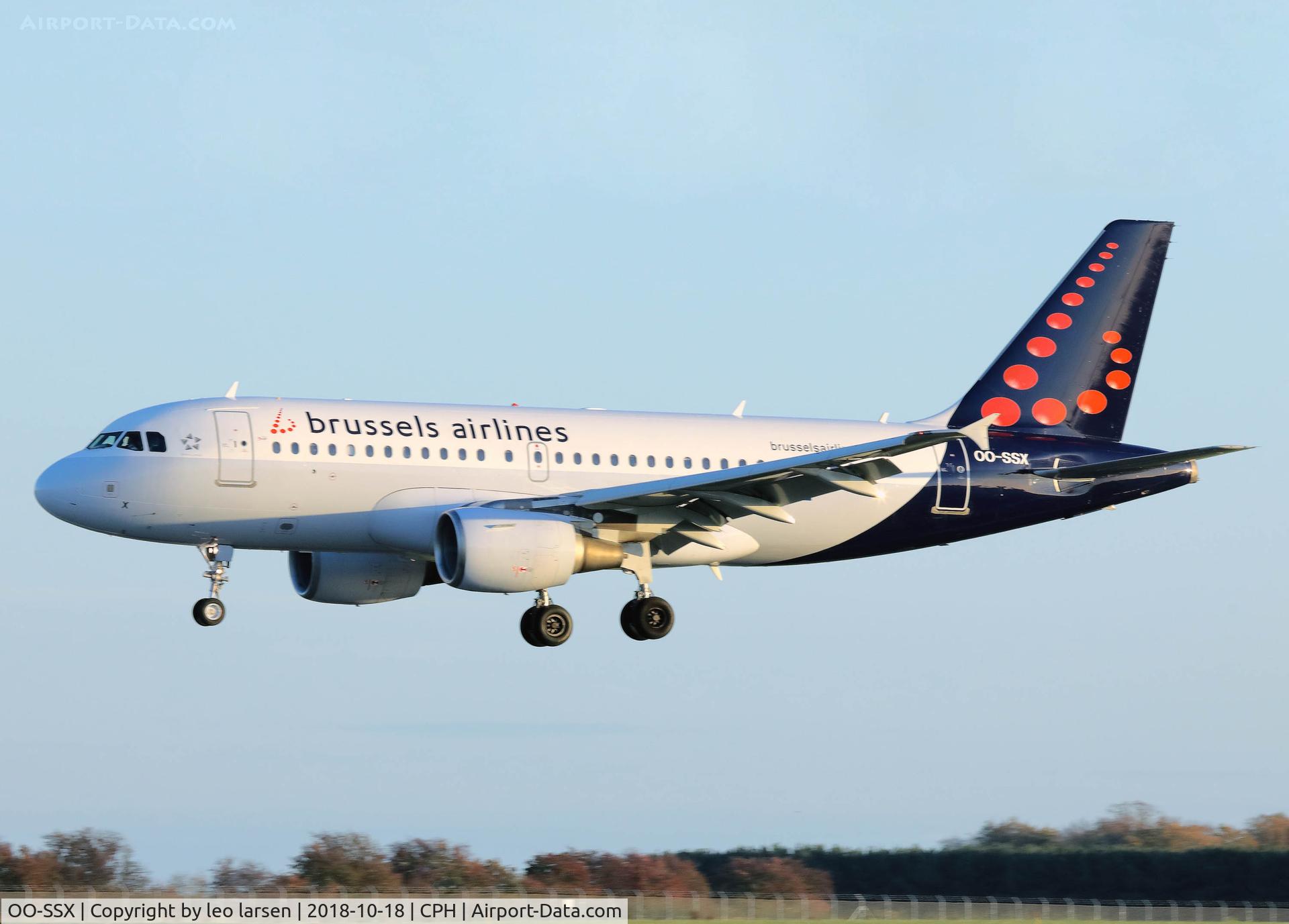 OO-SSX, 2004 Airbus A319-111 C/N 2260, Copenhagen 18.10.2018