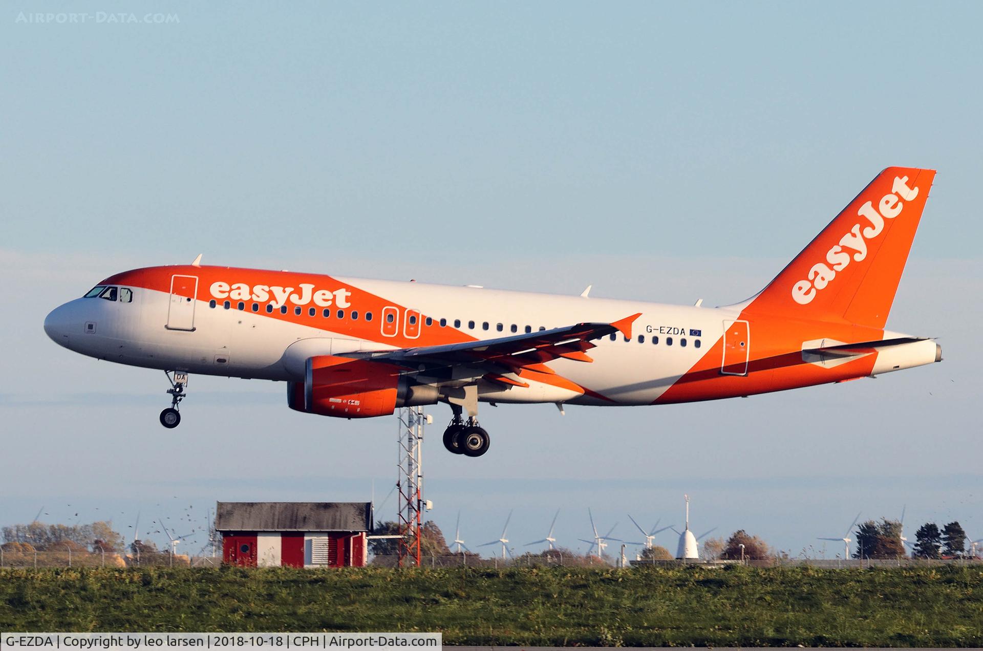 G-EZDA, 2008 Airbus A319-111 C/N 3413, Copenhagen 18.10.2018