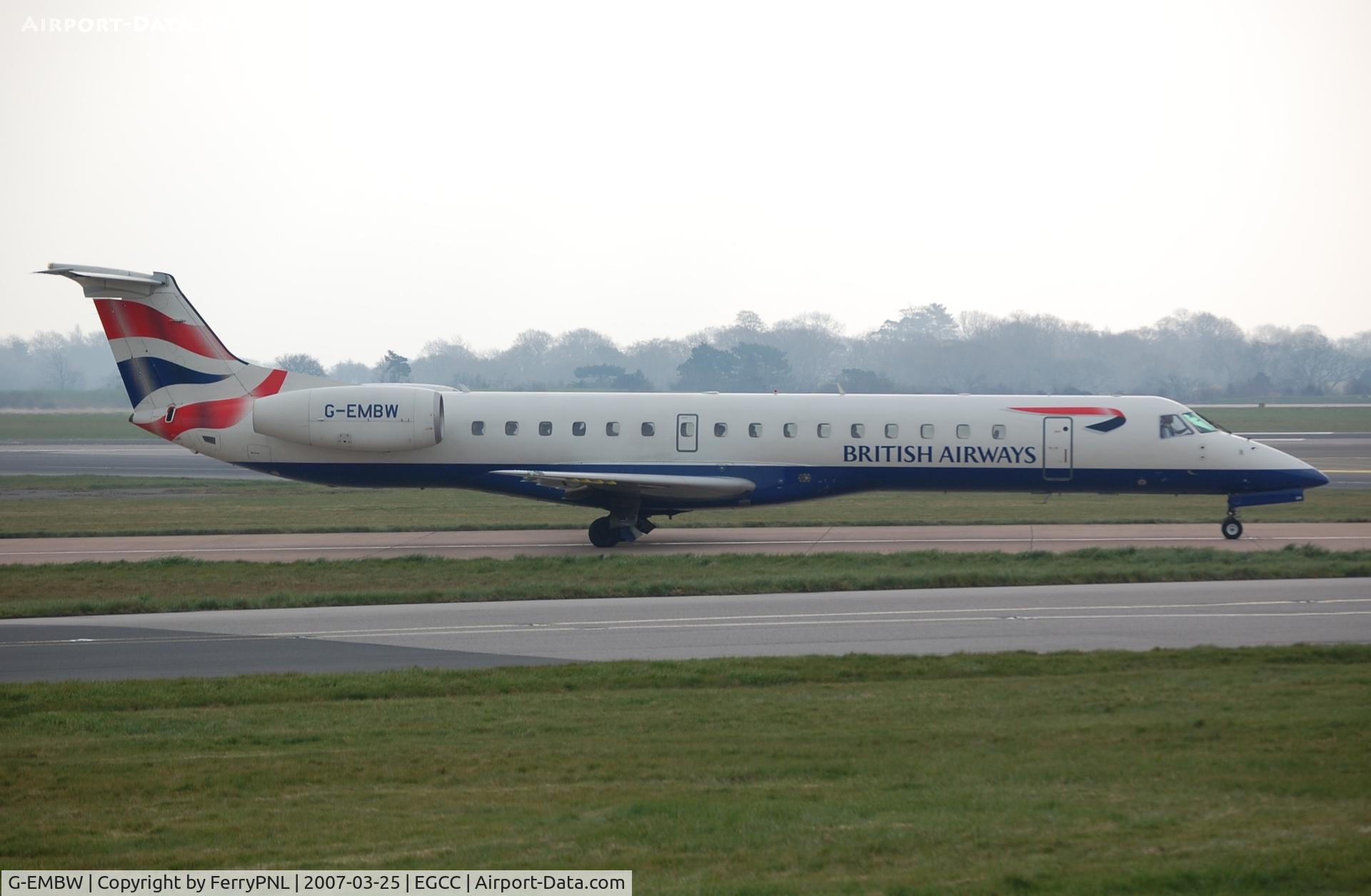 G-EMBW, 2001 Embraer EMB-145EU (ERJ-145EU) C/N 145546, BA ERJ145