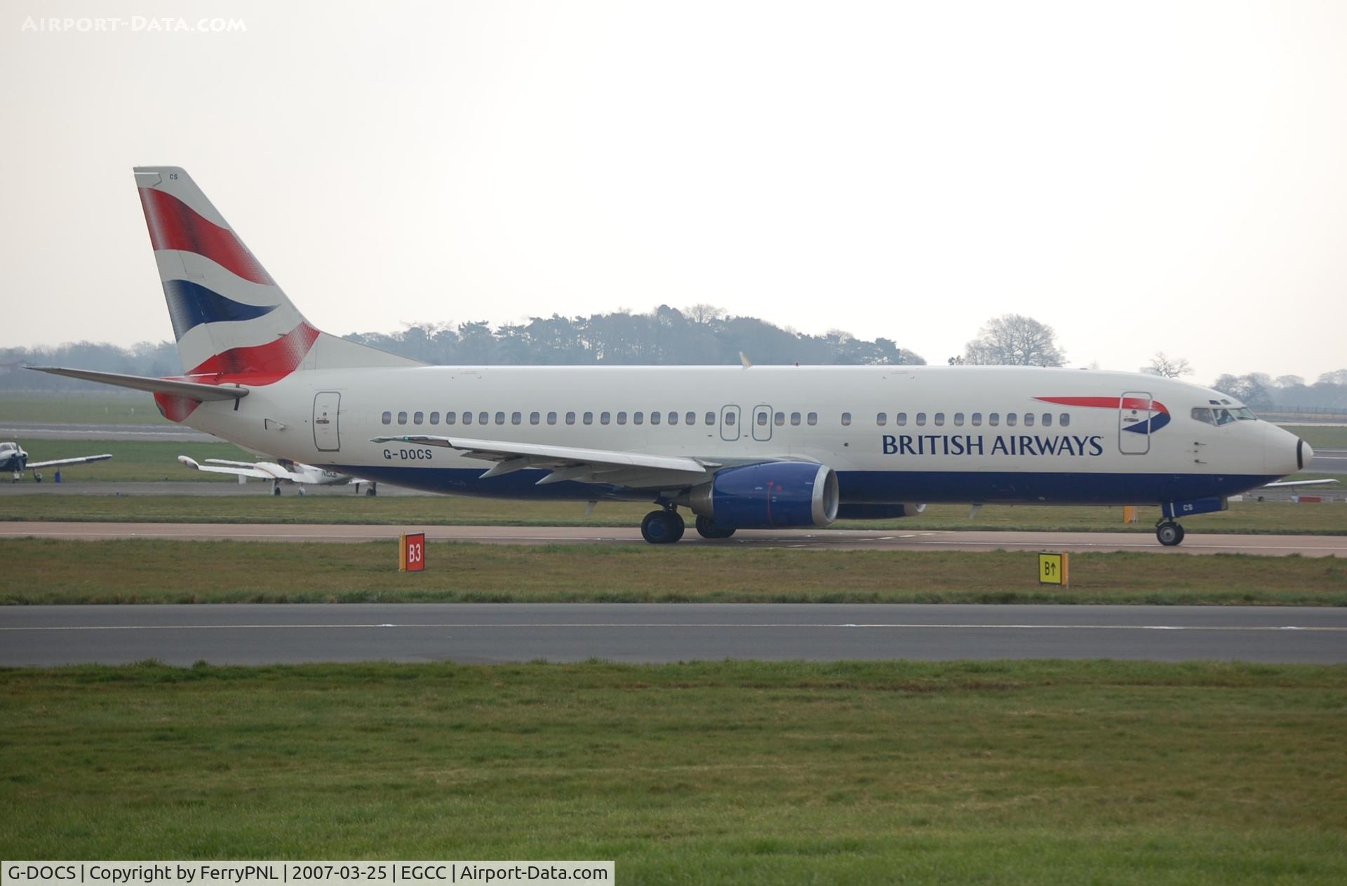 G-DOCS, 1992 Boeing 737-436 C/N 25852, BA B734