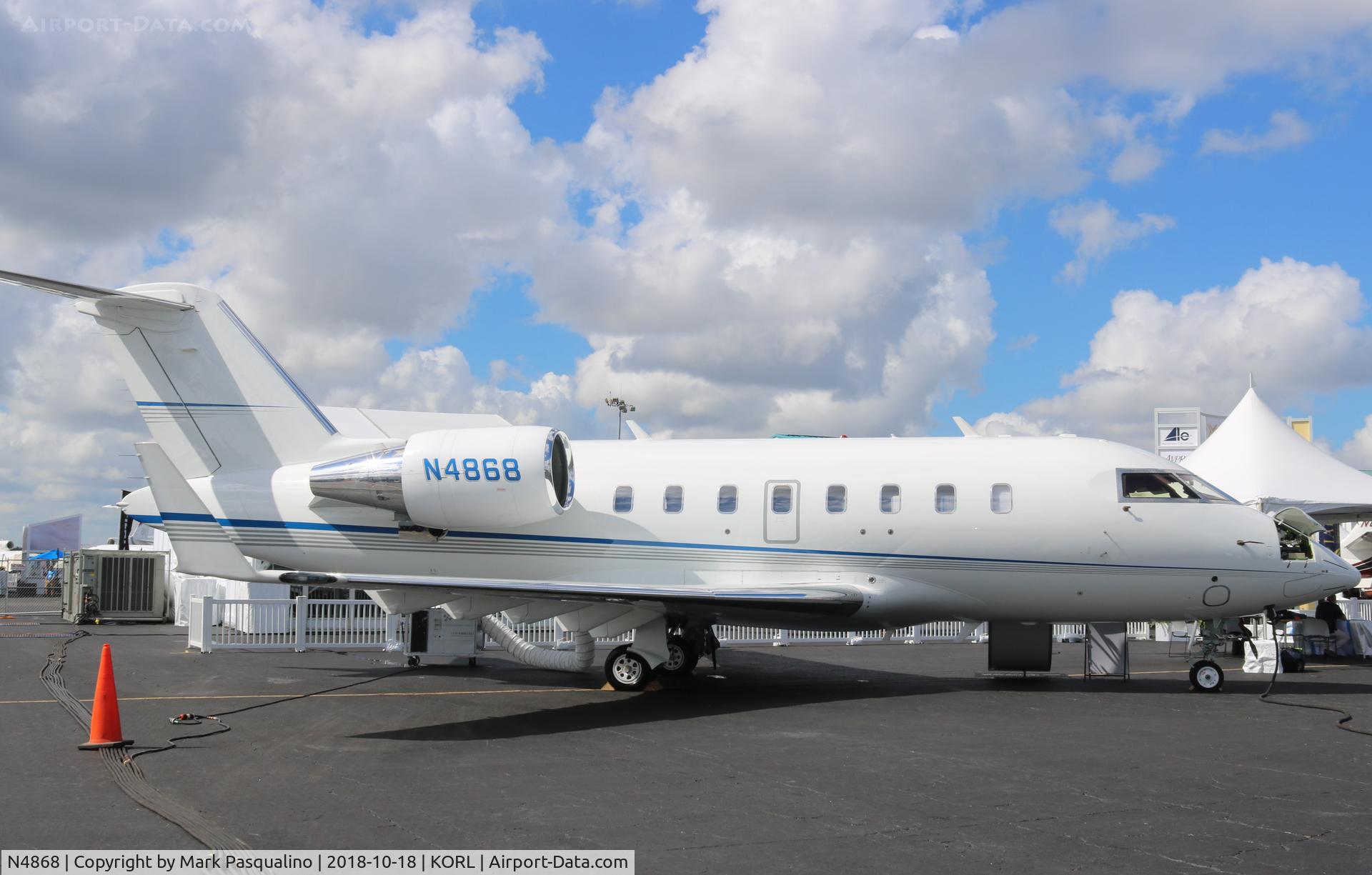 N4868, 2008 Bombardier Challenger 605 (CL-600-2B16) C/N 5746, Challenger 605