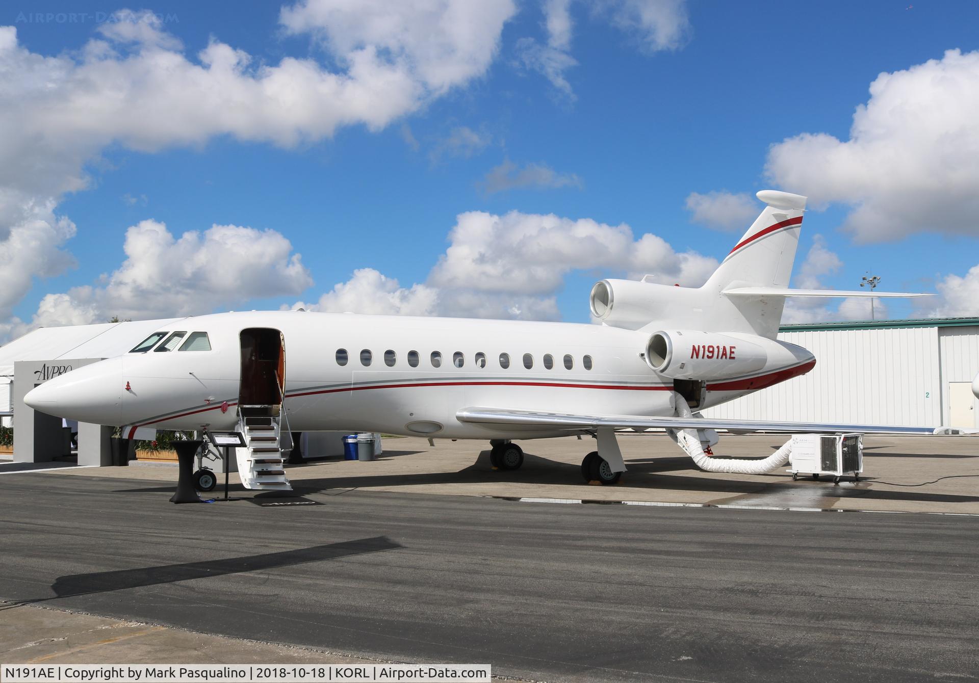 N191AE, 2008 Dassault Falcon 900EX C/N 191, Falcon 900EX