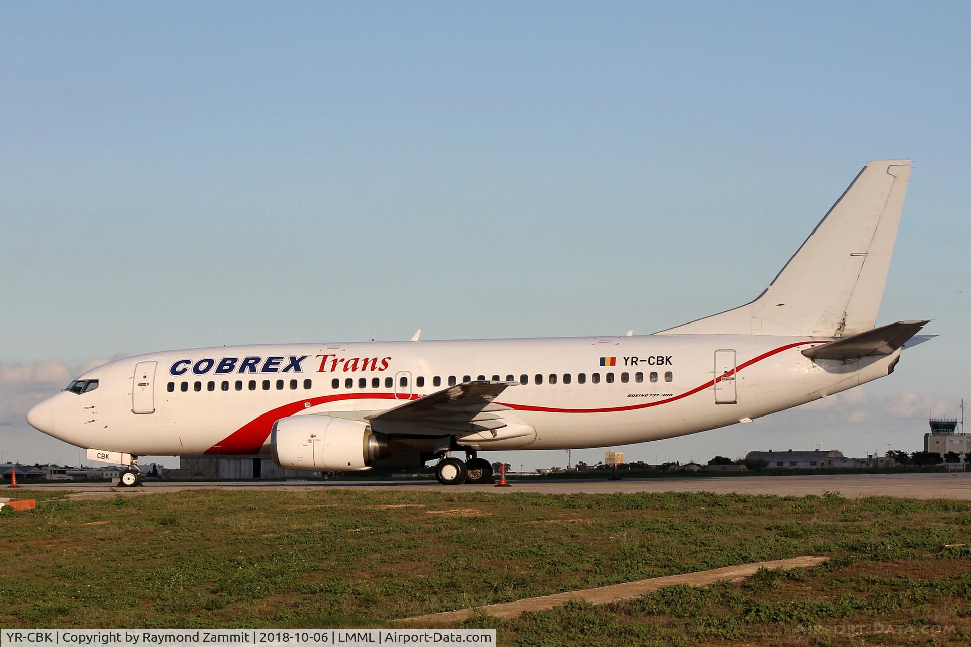 YR-CBK, 1992 Boeing 737-382 C/N 25162, B737-300 YR-CBK Cobrex Trans Air