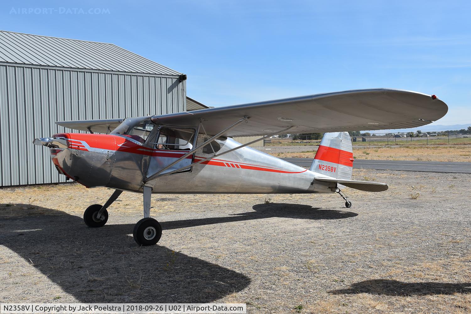N2358V, 1948 Cessna 140 C/N 14594, C.140 at Blackfoot Airport, ID