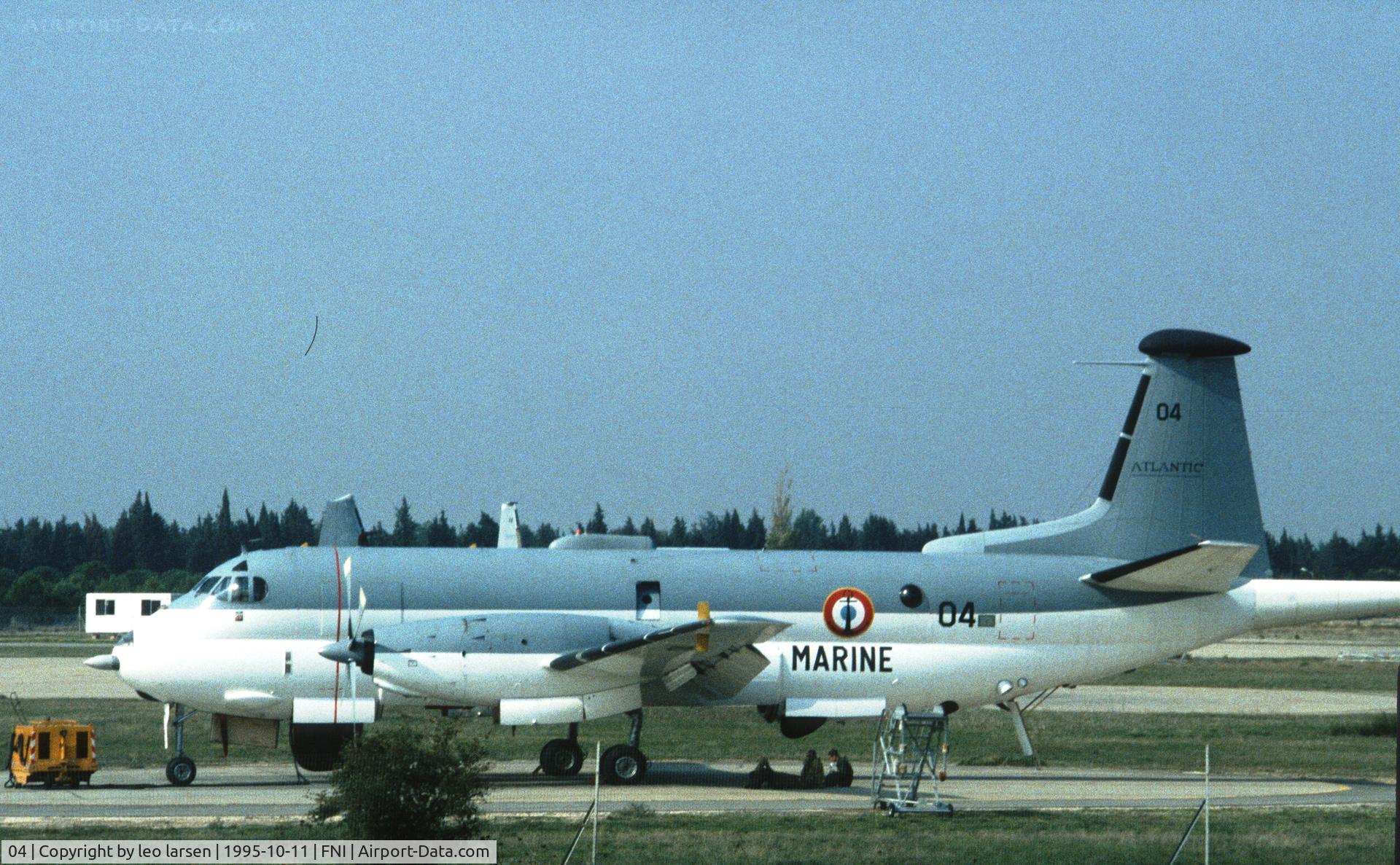 04, Breguet 1150 Atlantic C/N 04, Nimes 11.10.1995