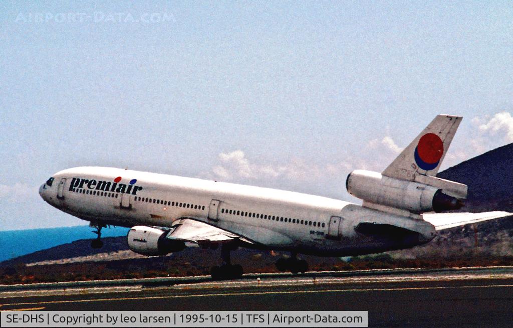 SE-DHS, 1979 McDonnell Douglas DC-10-10 C/N 46646, Tenerife 15.10.1995