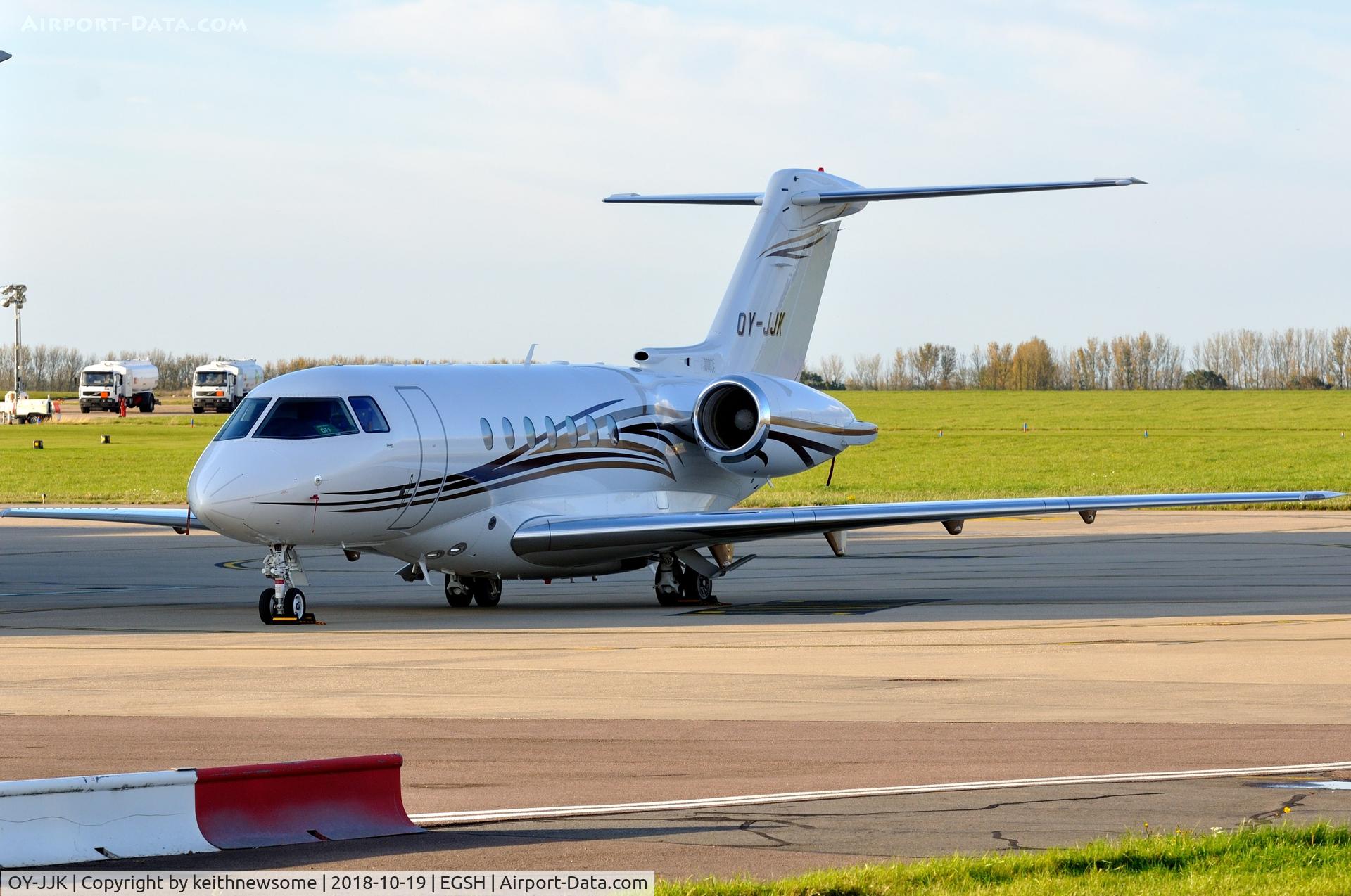 OY-JJK, 2011 Hawker Beechcraft 4000 C/N RC-64, Nice Visitor.