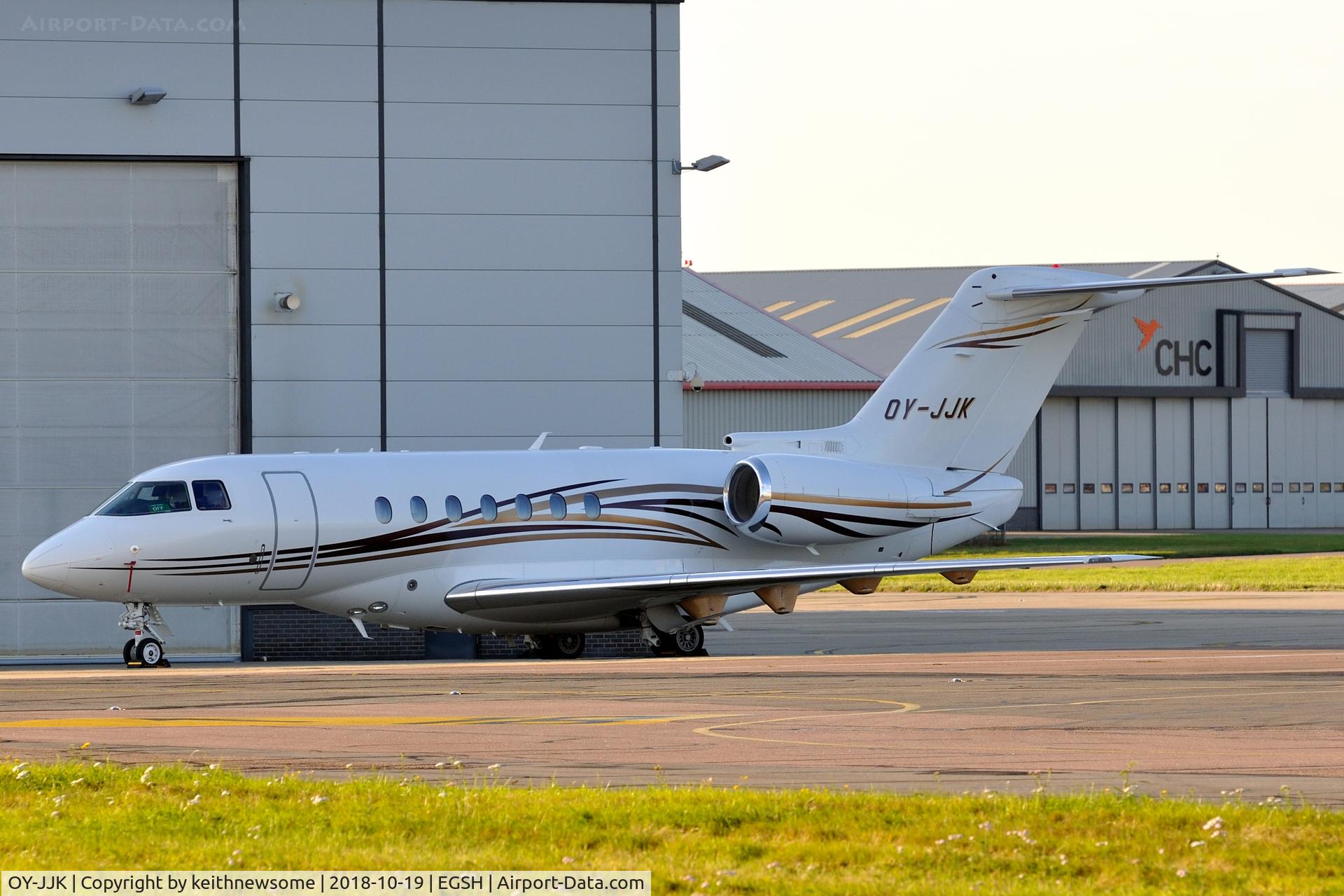 OY-JJK, 2011 Hawker Beechcraft 4000 C/N RC-64, Nice Visitor.