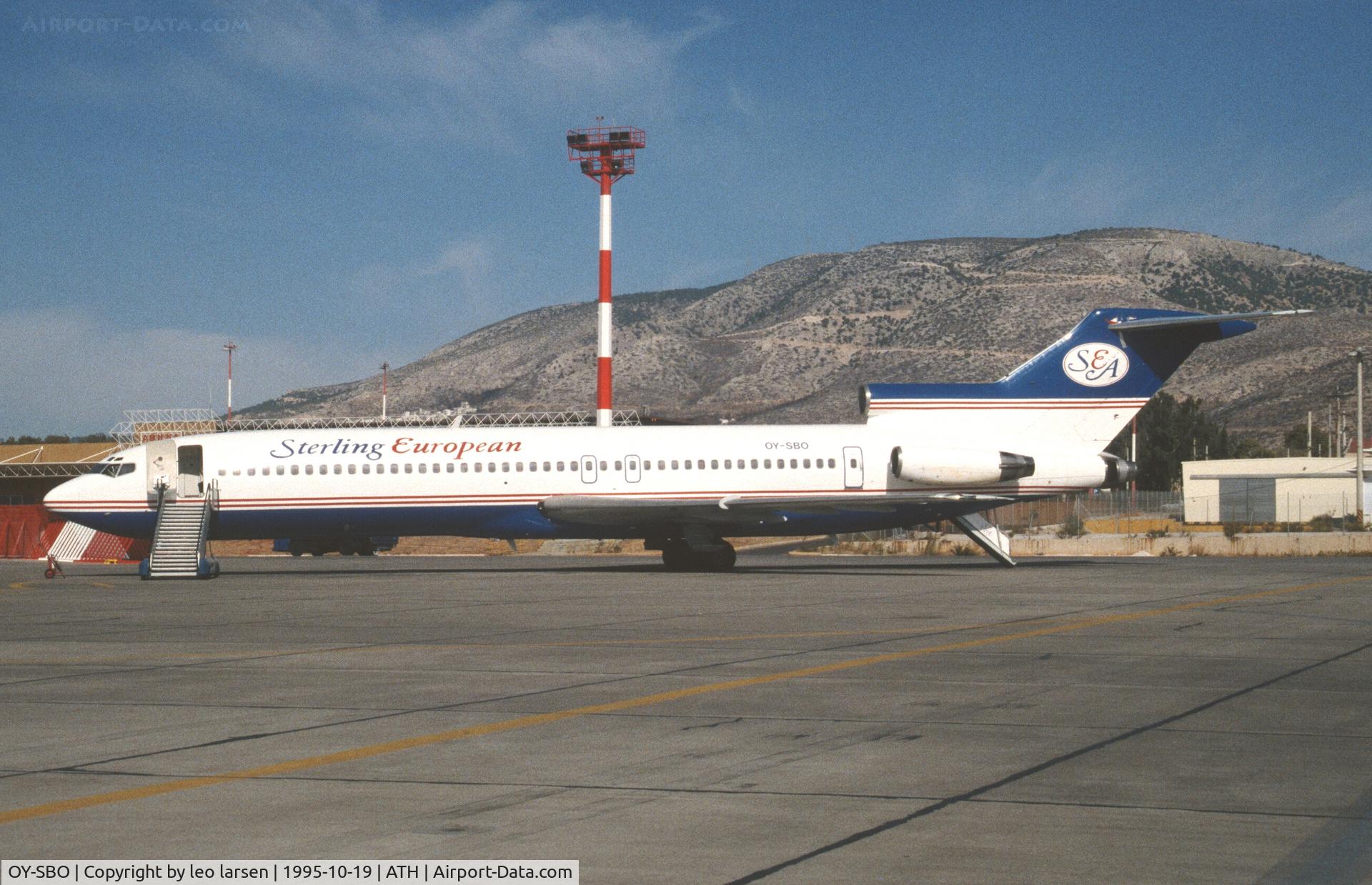 OY-SBO, 1988 Boeing 727-2K3 C/N 22770, Athens 19.10.1995