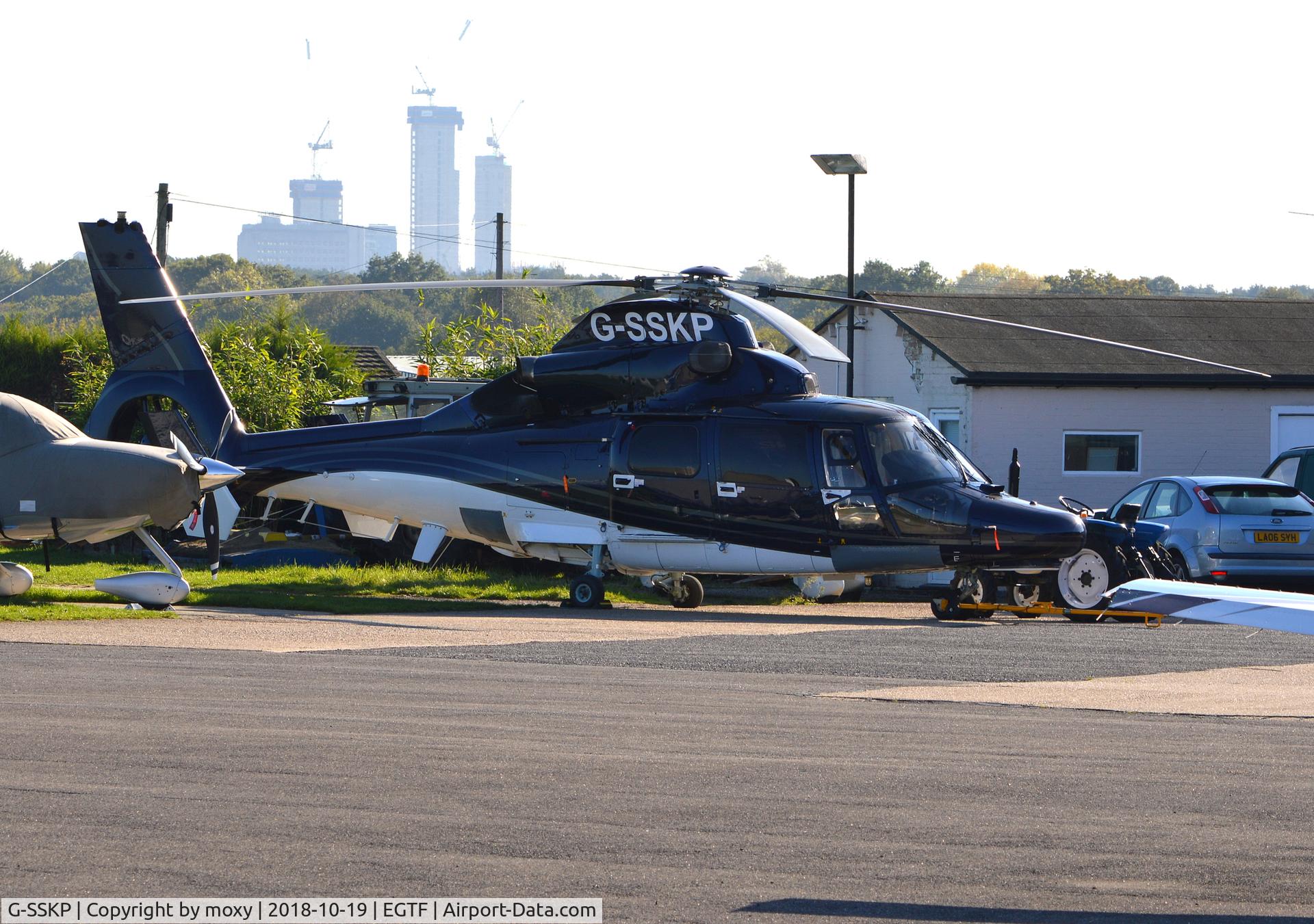 G-SSKP, 2015 Airbus Helicopters AS-365N-3+ Dauphin C/N 6979, Airbus Helicopters AS-365N-3+ Dauphin at Fairoaks. Ex HS-LCF