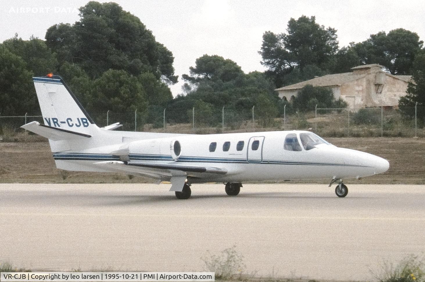 VR-CJB, Cessna 501 Citation I/SP C/N 501-0155, Palma de Mallorca 21.10.1995
